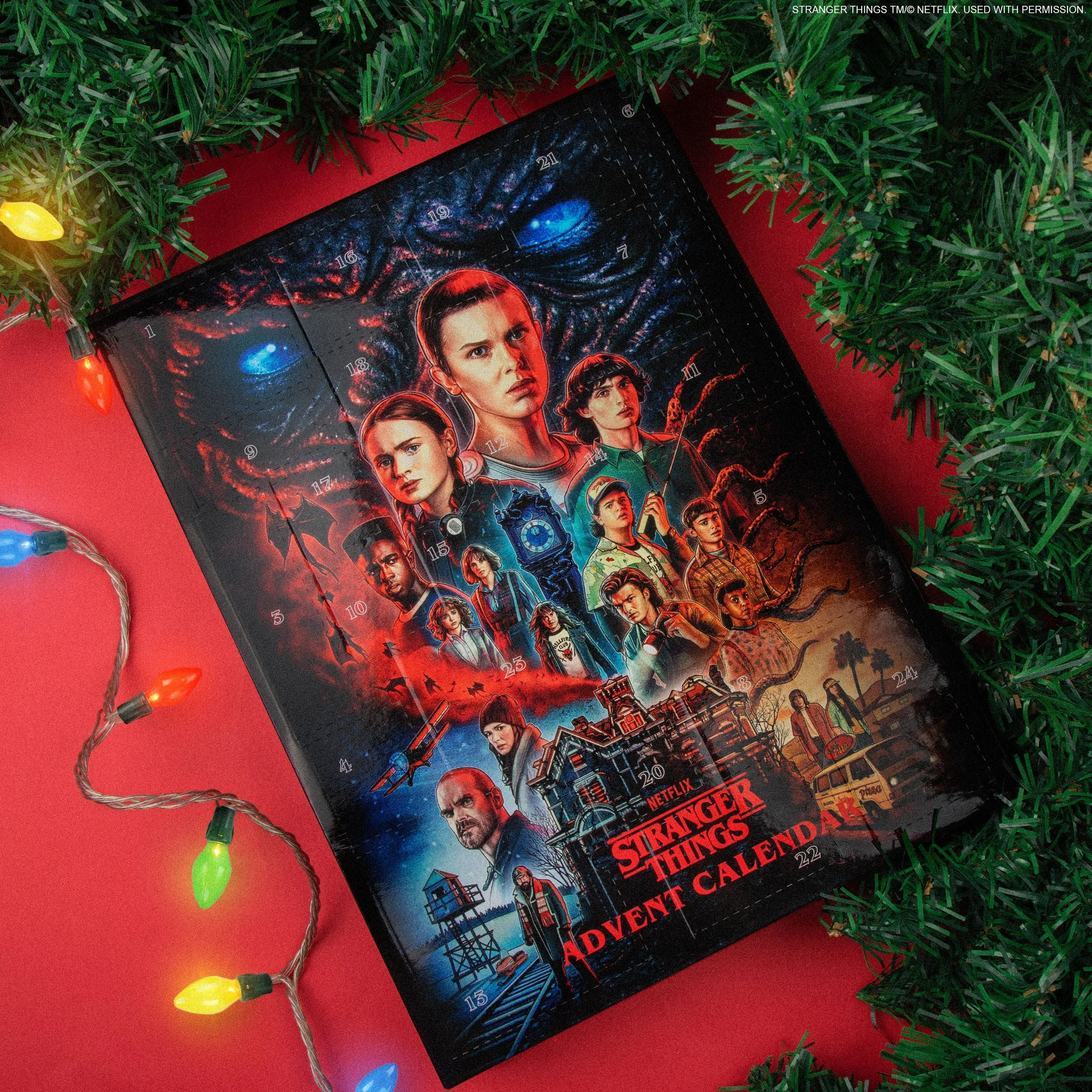 Cinereplicas Stranger Things - Stranger Things Calendario dell'Avvento - Licenza ufficiale