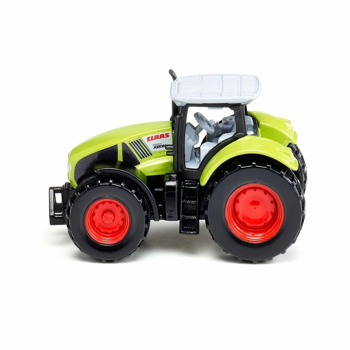 siku 1030, Trattore Claas Axion 950, Metallo e Plastica, Verde, Con gancio di traino, Ruote con pneumatici in gomma