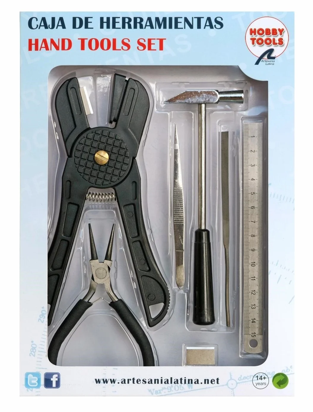 Artesanía Latina - Set di Strumenti Modellismo Professionale N1 - Modello 27001N - Strumenti per Costruire Modelli