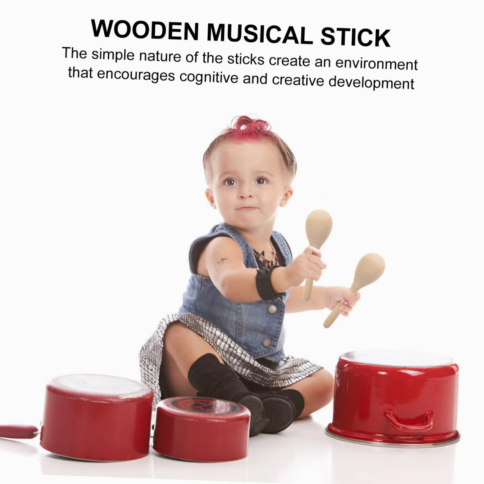 ORFOFE Maracas Strumenti Musicali Educativi da Dipingere in Legno 12 Pezzi Facili da Impugnare Giocattoli Creativi per Ragazzo Ragazza per Scuola e Classi per Feste e Attività Manuali