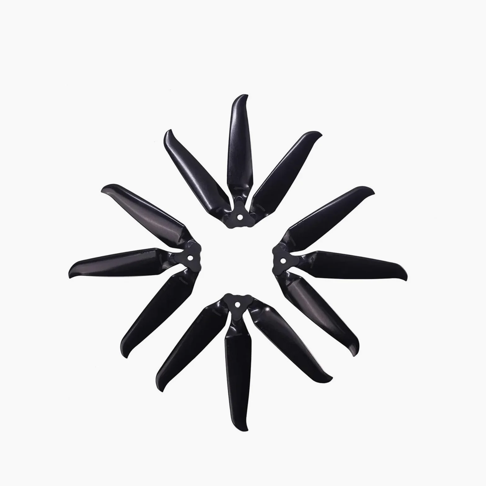 2 coppie (2 in senso orario + 2 antiorario) for eliche pieghevoli F8041 da 8 pollici 2 giranti / 3 giranti in nylon di vetro(2Pairs 2-Blade)
