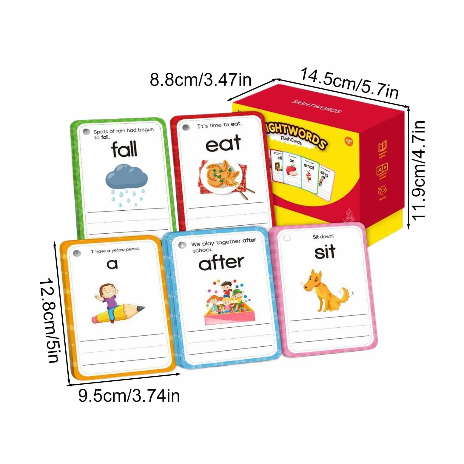 Flashcard Parole Sight Giochi Di Lettura Portatili | Flashcard Vocabolario Per Bambini Ragazze Insegnanti Istruzione Domestica Attività In Classe Apprendimento