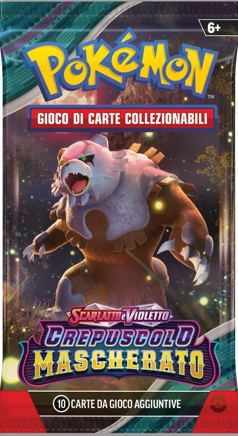 Pokémon GCC Set Allenatore Fuoriclasse Crepuscolo Mascherato Scarlatto e Violetto - Ogerpon Maschera Turchese