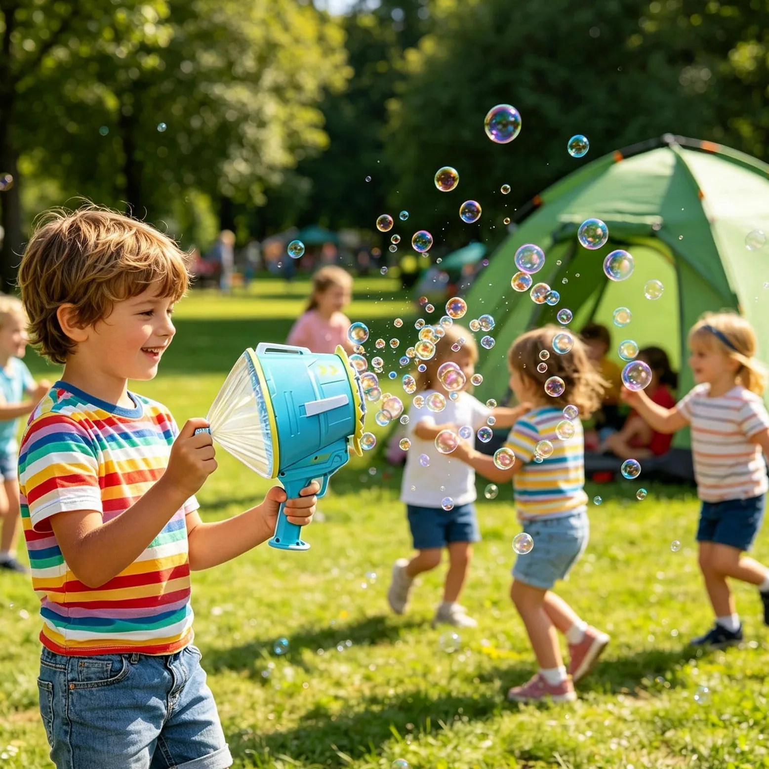 Macchina Bolle Giocattolo Da Esterno Estivo | Soffiabolle Da Festa Per Bambini E Bambine Asilo Feste Vacanze Giardino Cortile Picnic Spiaggia Estivi Giochi