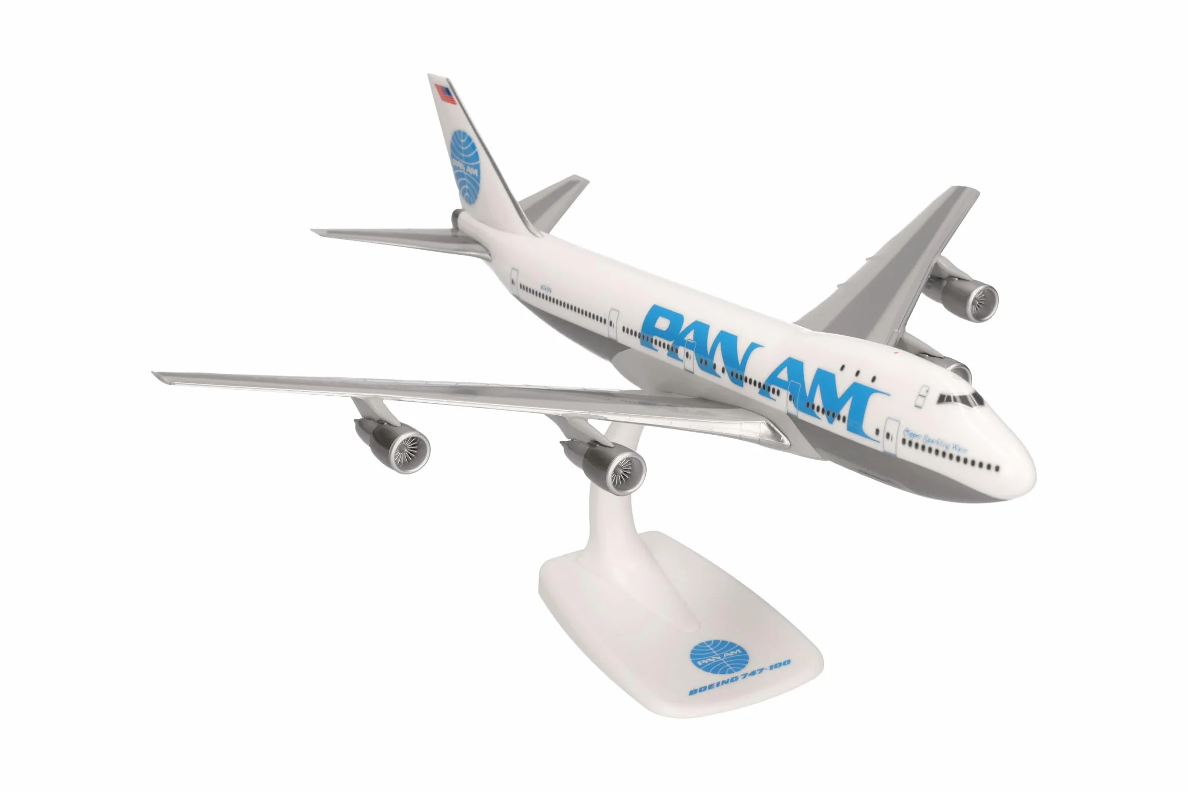 Herpa Pan Am Boeing 747-100 1:250 Snap-Fit modello aereo collezione plastica