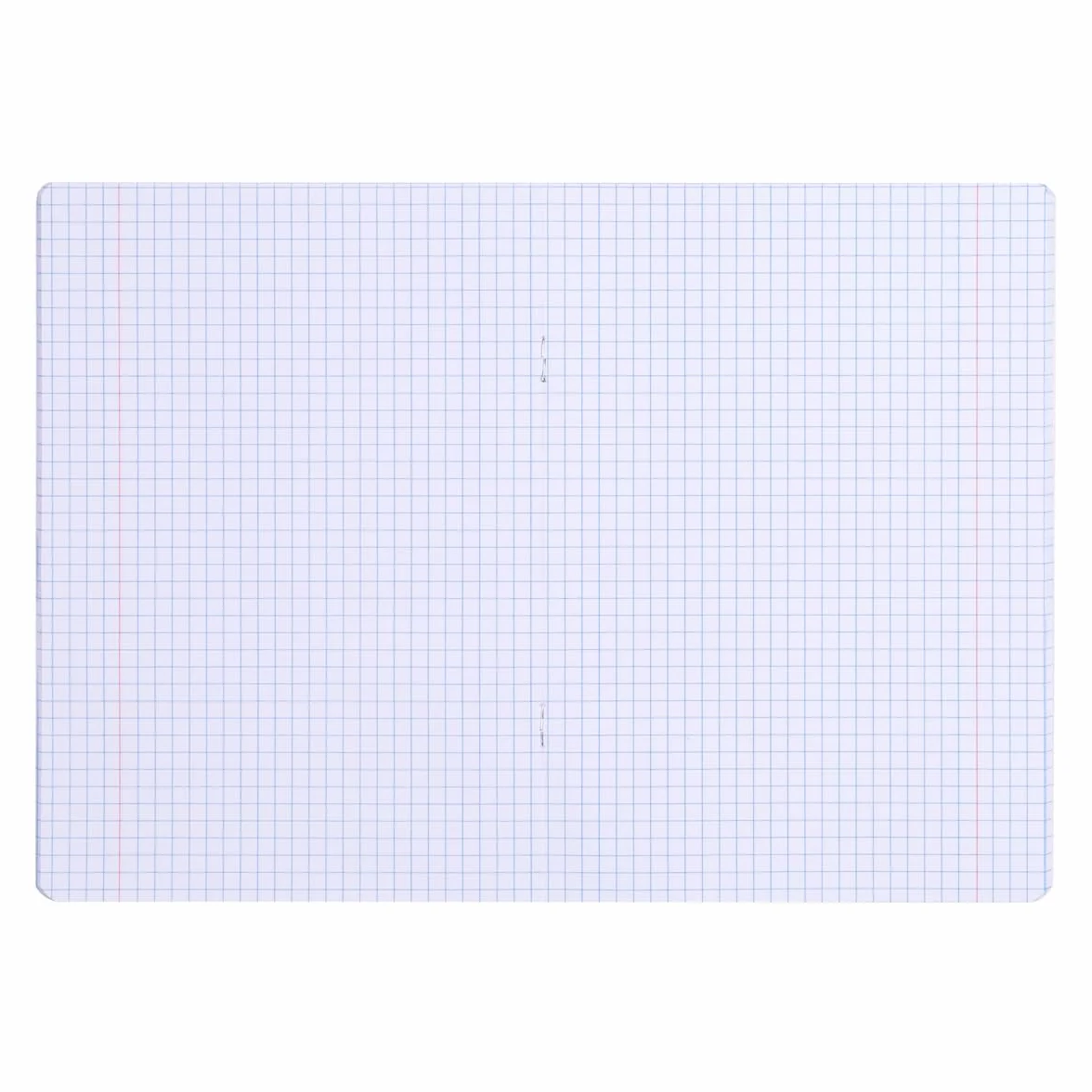 Quaderno scolastico A5 60/60 fogli a quadretti misto confezione 4 pezzi motivi assortiti bordo biglietti bianchi blu