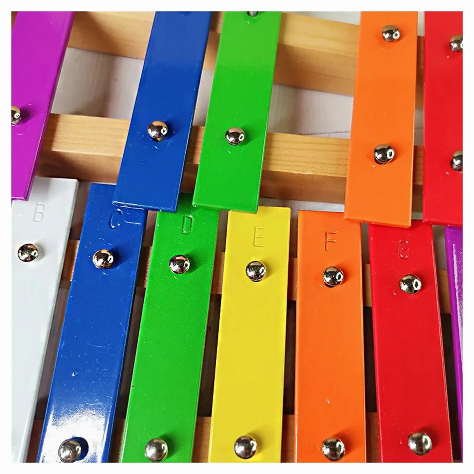 Xylophone, 20 Tones | Strumento con base in legno e pezzi in alluminio