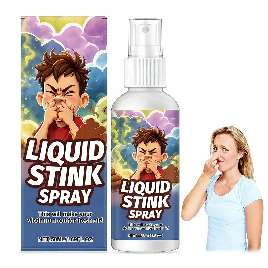 Spray Scoreggia Puzzolente Scherzo, Fart Spray Liquido Prank con Odore Forte, Gadget Divertente per Party Halloween, Scherzi per Adulti