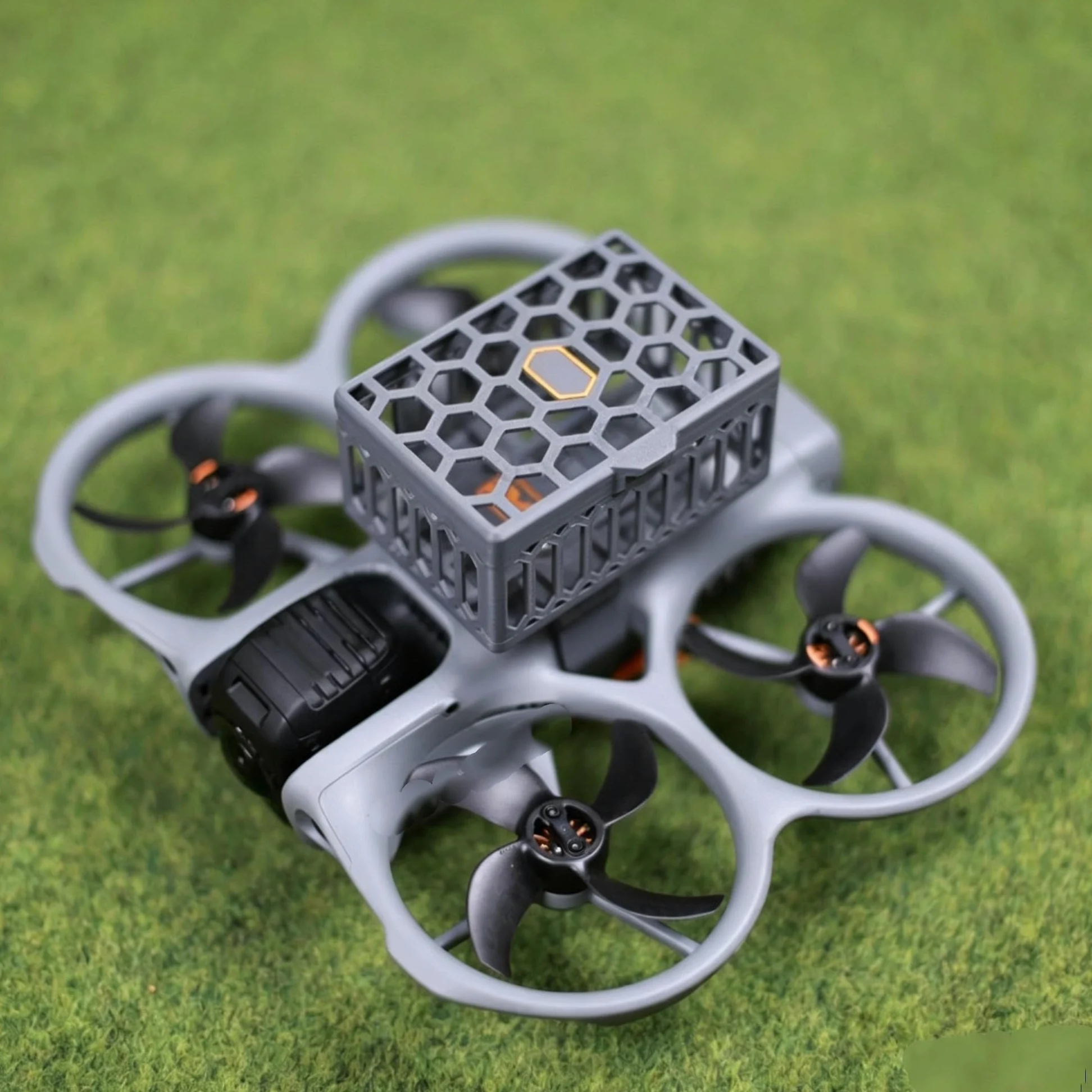 Compatibile Con DJI Kit Carrello Atterraggio Cestino Apertura Magnetica | Avata360,Supporto fissaggio faro e asta bandiera,pezzi ricambio multiuso
