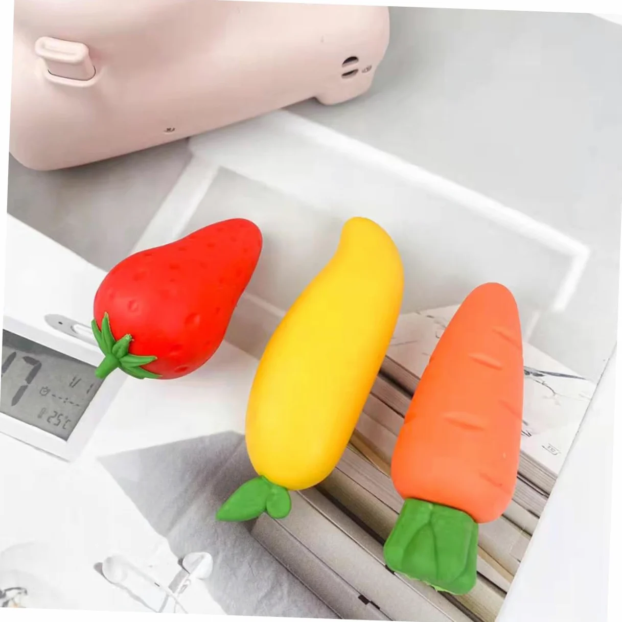 TOYANDONA 5 Set Gomma Nata Gomme Da Cancellare Rosa Gomme Carine Freddo Cancelleria Scolastica Caucciu Adorabili Gomme Da Cancellare Kawaii Adorabili Mini Gomme Da Cancellare Tpe 3 Pezzi * 5