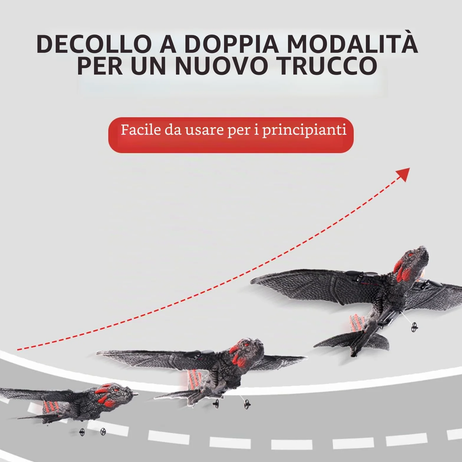 BuyWeek Aereo Telecomandato, Aereo RC da 2,4 GHz Modello di Telecomando Giocattolo per Aeroplano per Bambini
