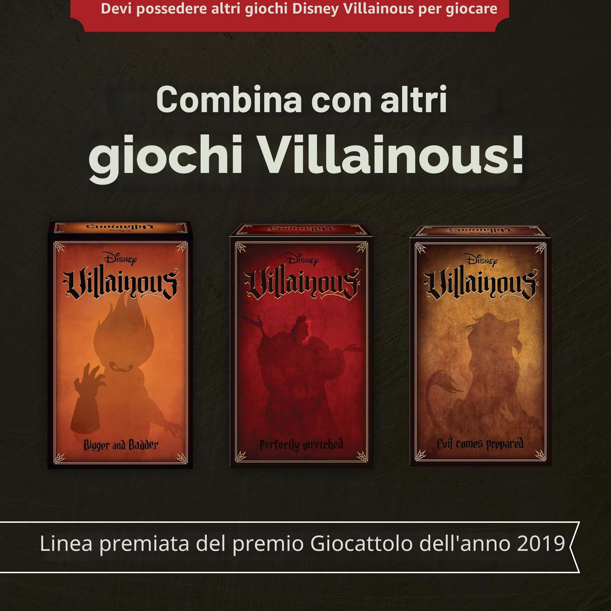 Marvel Villainous - We are Venom - Espansione del gioco da tavolo strategico a personaggio singolo - Gioca nei panni di Venom, l'iconico simbiote e sconfiggi Spider-Man, gatto nero e altri eroi - Età