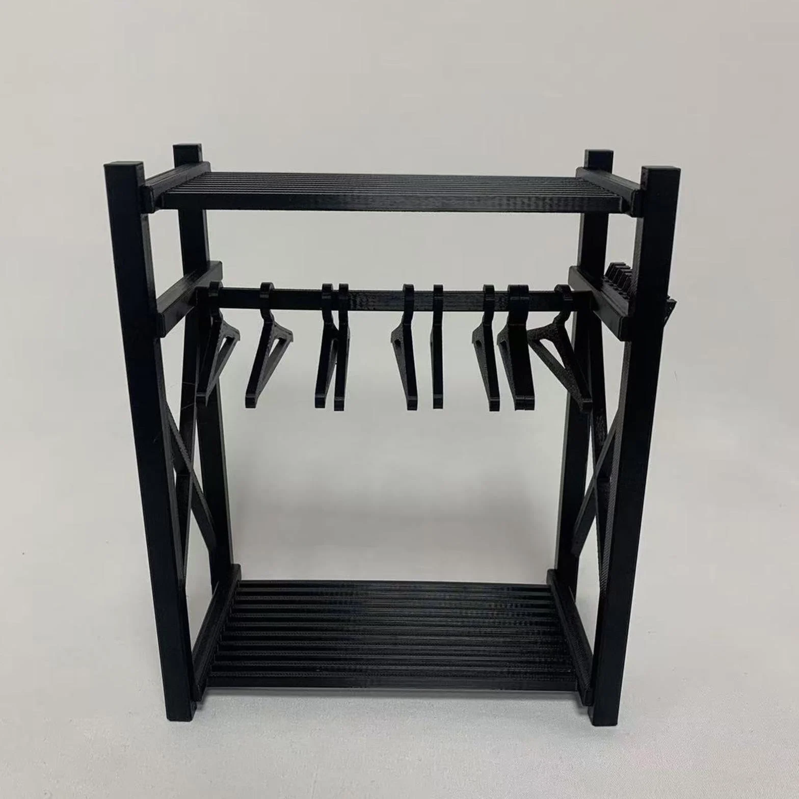 Armadio per casa delle Bambole, mobili per casa delle Bambole, mobili per in Miniatura, Decorazioni per Scene di Artificiali, Armadio in Miniatura, Nero