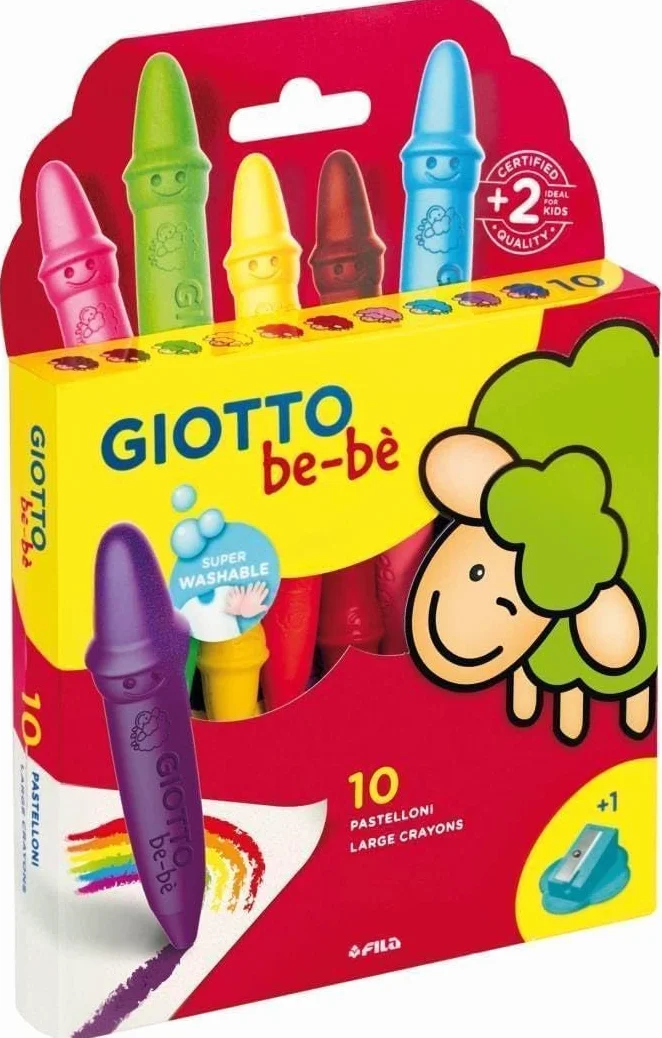 Pastelloni Cera Giotto Bebe' 10 Pz