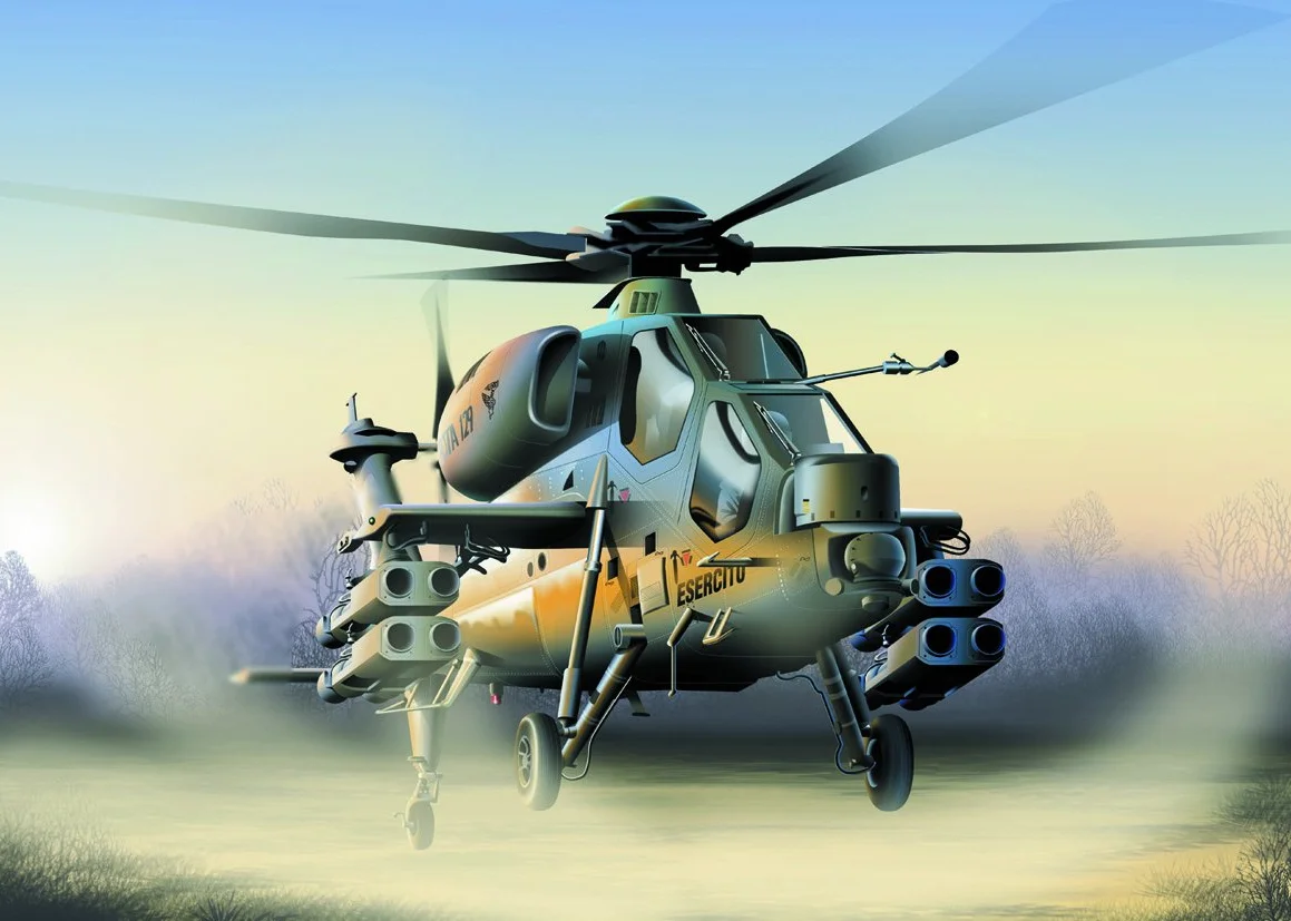 Italeri A-129 Mangusta Model Kit 1:72