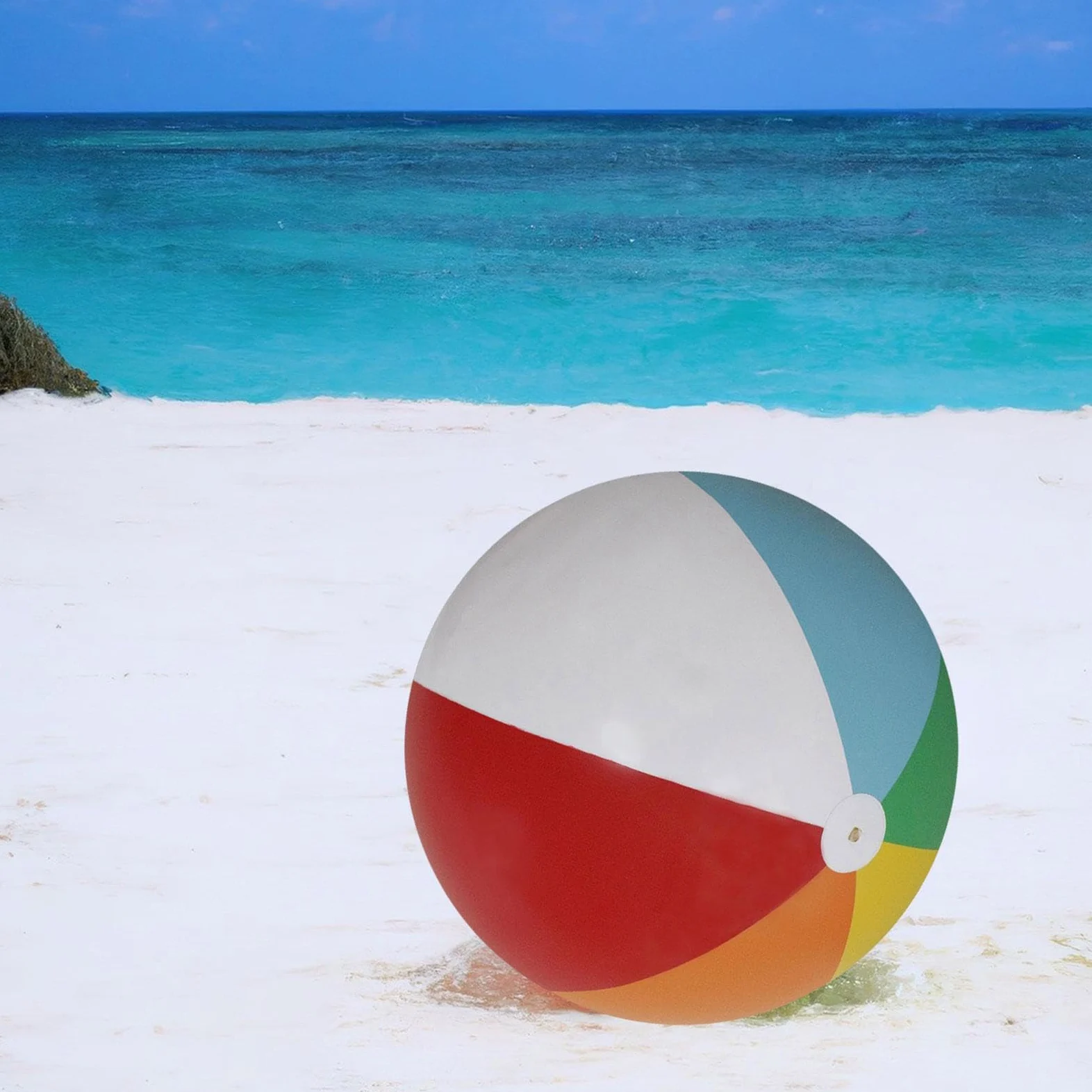 Pallone da Spiaggia Gonfiabile per Adulti, attività All'aperto, Resistente all'Usura, per L'Estate, novità, Articoli per Feste, Giochi D, 120 Centimetri