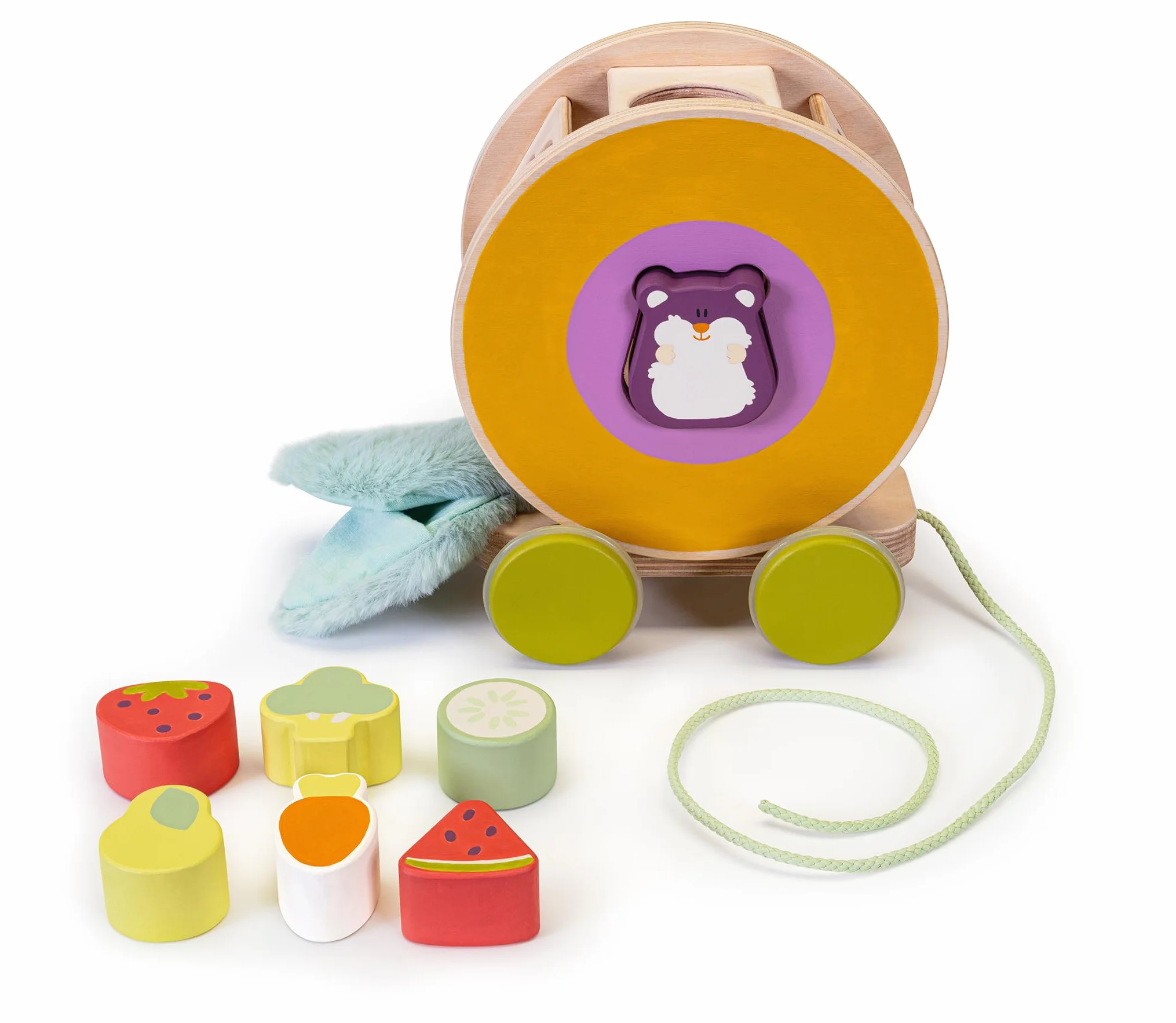 Trainabile Criceto (8 pz) Sevi | Giochi in legno educativi bambini 0+ 1+ 2+ | 23x20x13cm | Primi giochi | modello 83133
