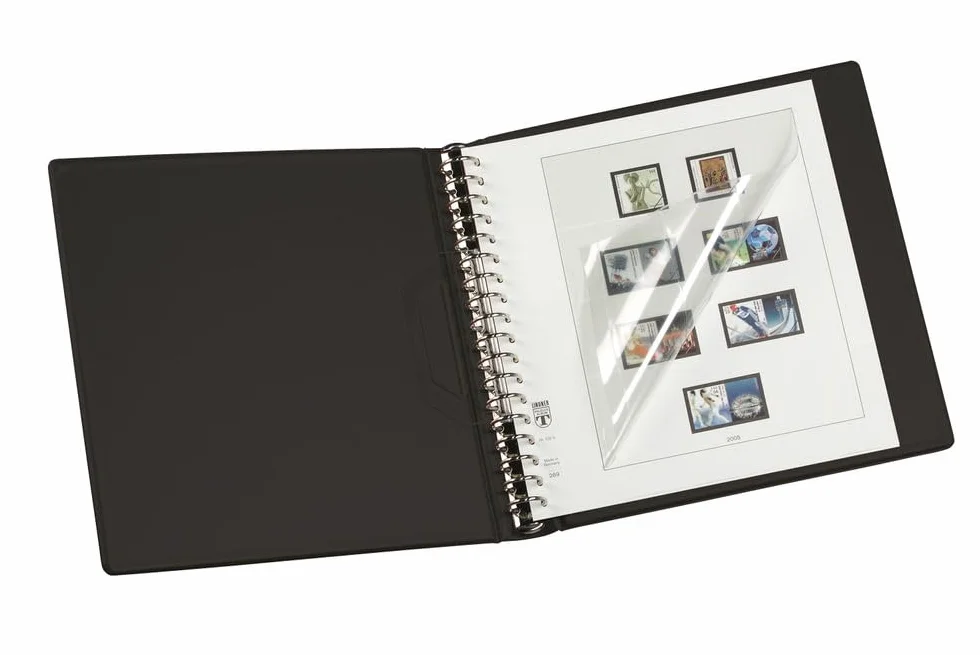 LINDNER Das Original Companion Set: Ring Binder Regular-Classic + slipcase, Black