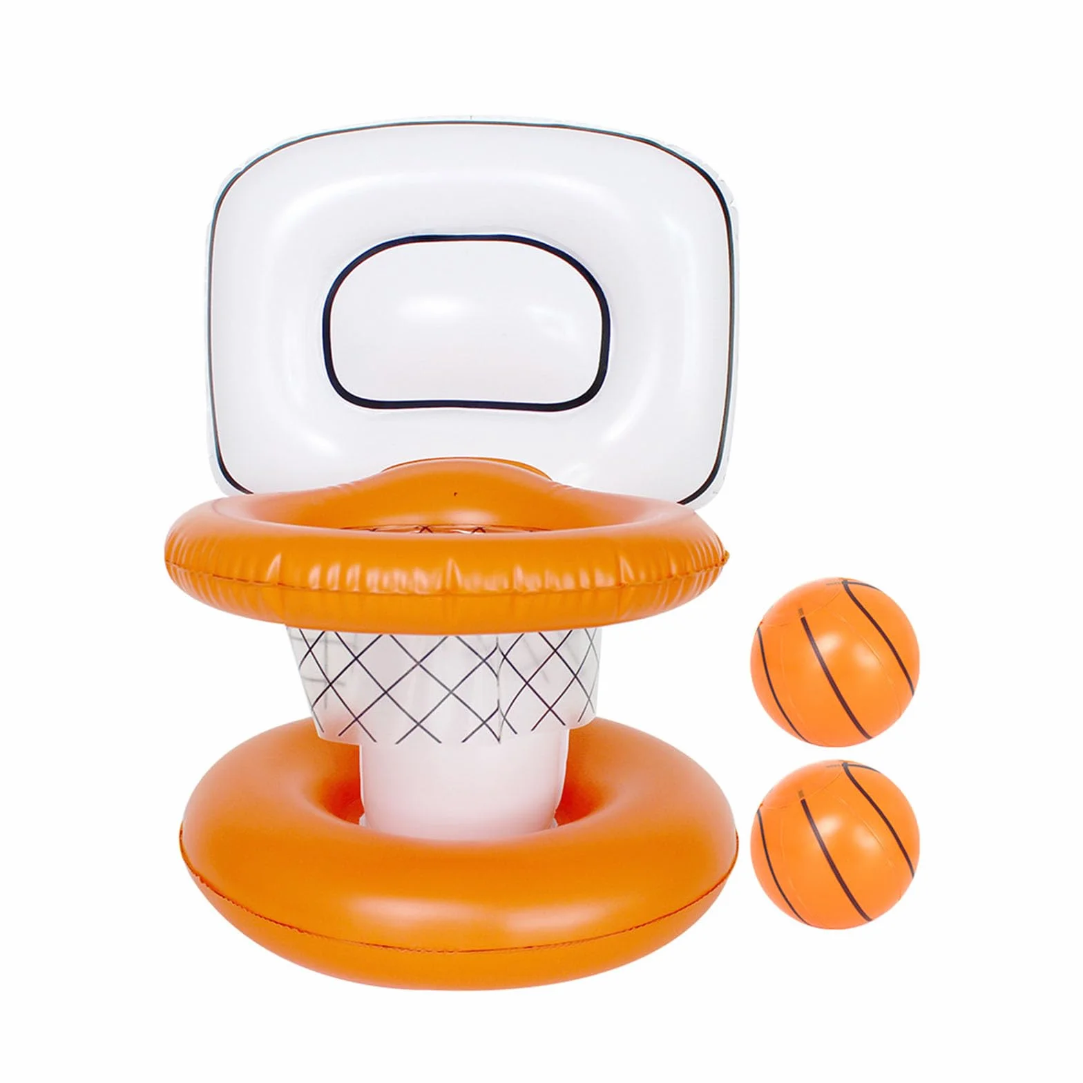 Canestro da basket gonfiabile Set per piscina con base galleggiante in PVC per gioco d'acqua Piscina Obiettivo di basket