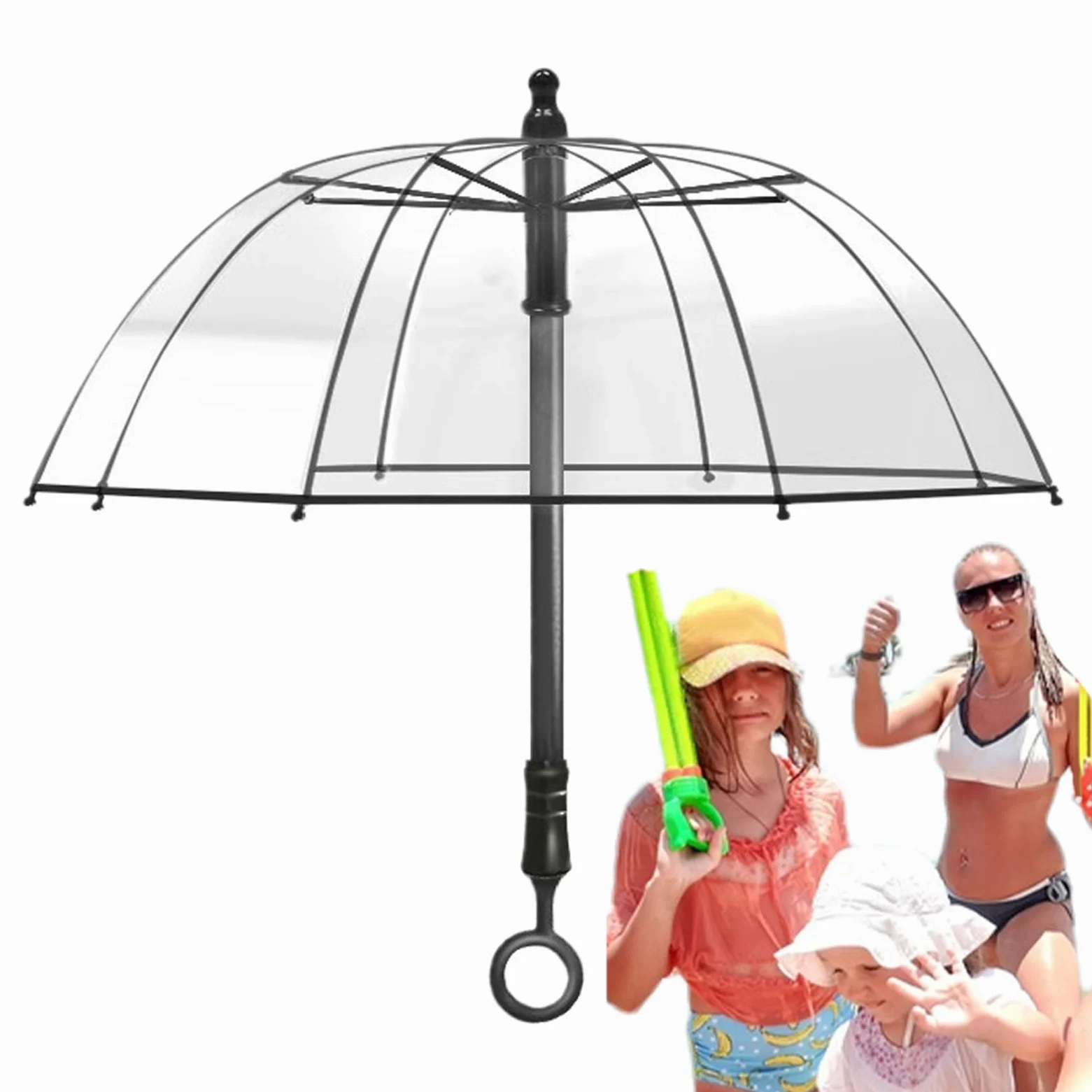Générique Pistola Ad Acqua,Gioco da Giardino Estate con Acqua Divertenti | Divertenti Giochi All'aperto Per Adulti Con Manico Lungo Protezione Pioggia Compleanno
