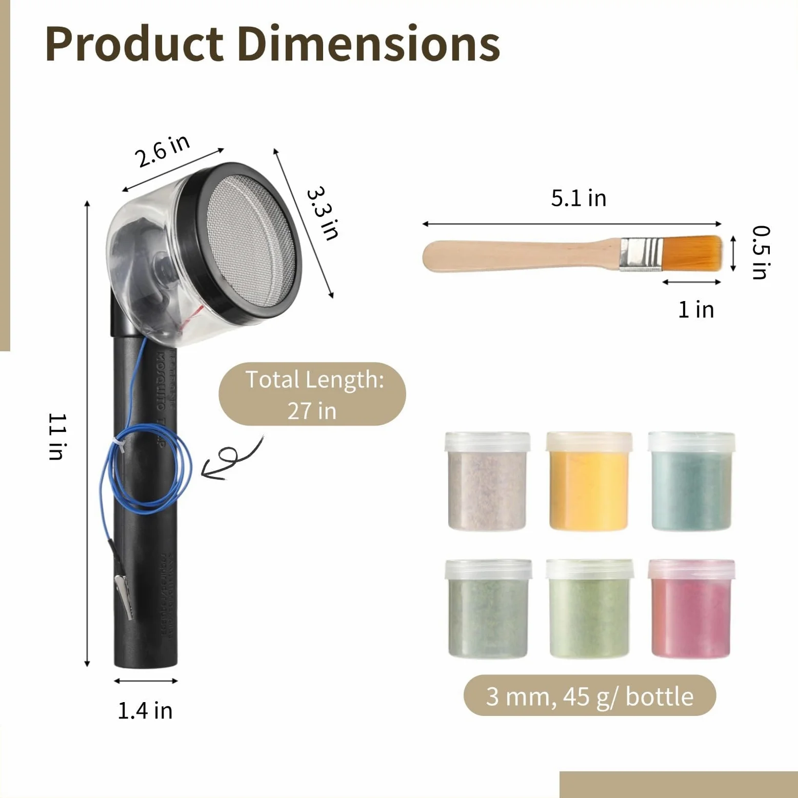 PONDON Kit per l'applicazione di erba statica, 8 pezzi, con 6 colori di erba, in miniatura, paesaggi in miniatura, con spazzola, alimentazione a batteria