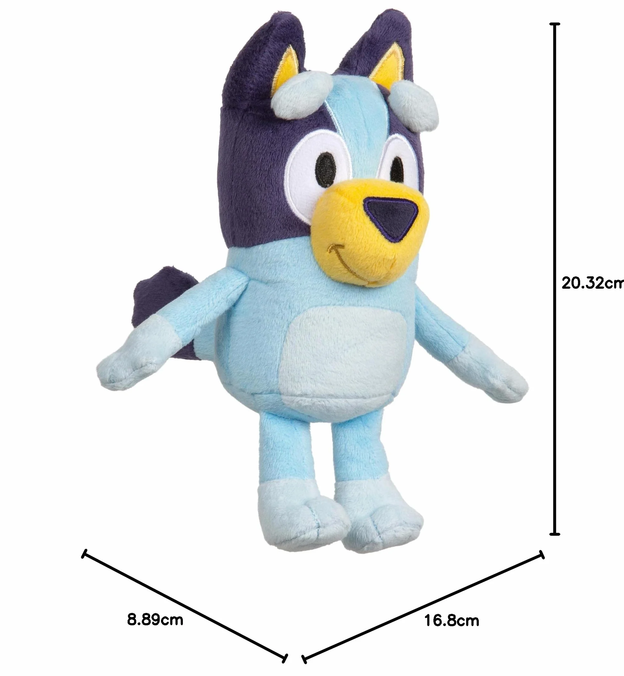 BlueY Giochi Preziosi Morbido Peluche Alto Circa 20 cm, per Bambini dai 3 Anni