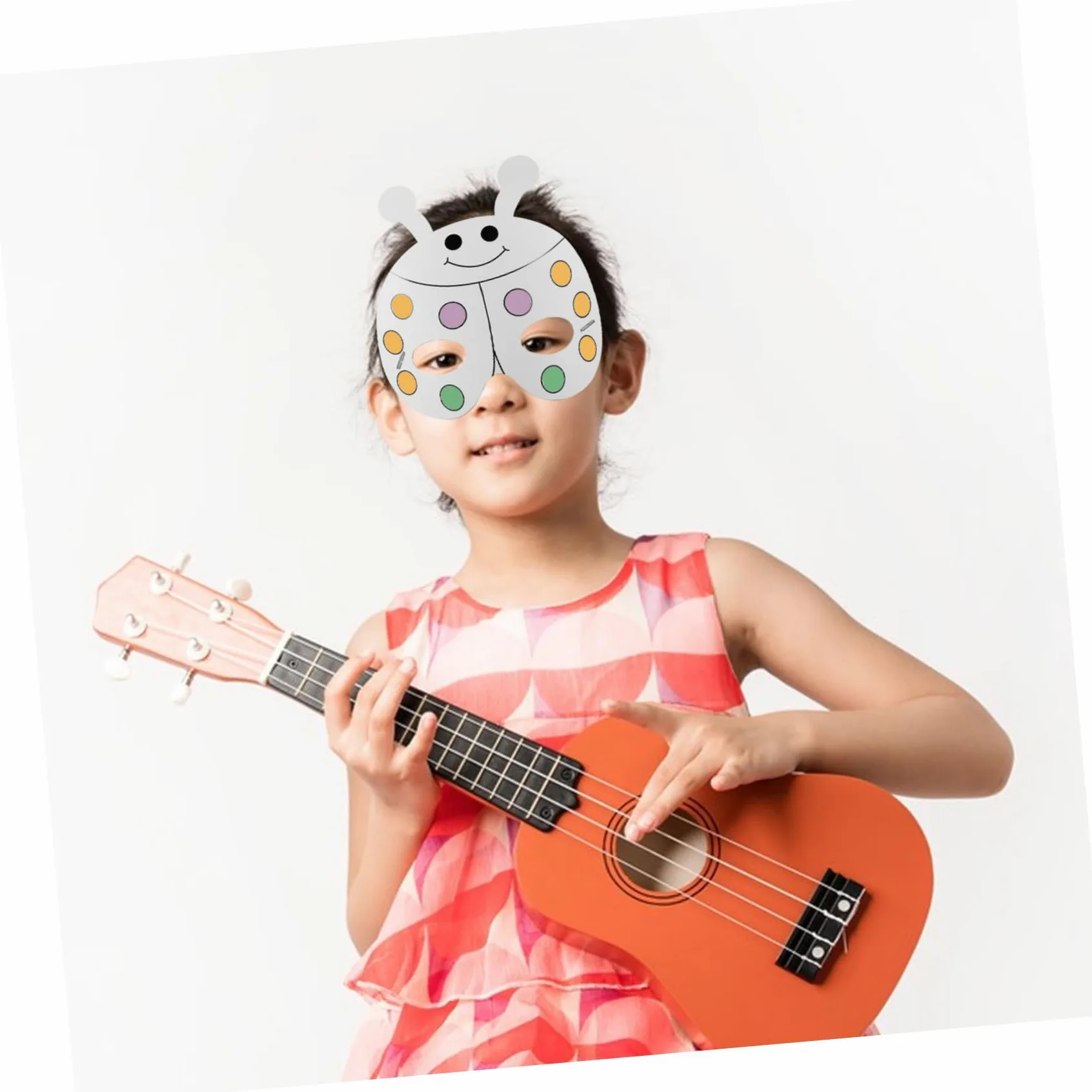 Yardwe Maschera Animale Fai-da-te per Bambini, Set 1, Carta Plastico | Decorazioni Scuola, 24 Pezzi con 12 Pennelli Acquerello, per Crafting e Rappresentazione Scenica Stile Casuale