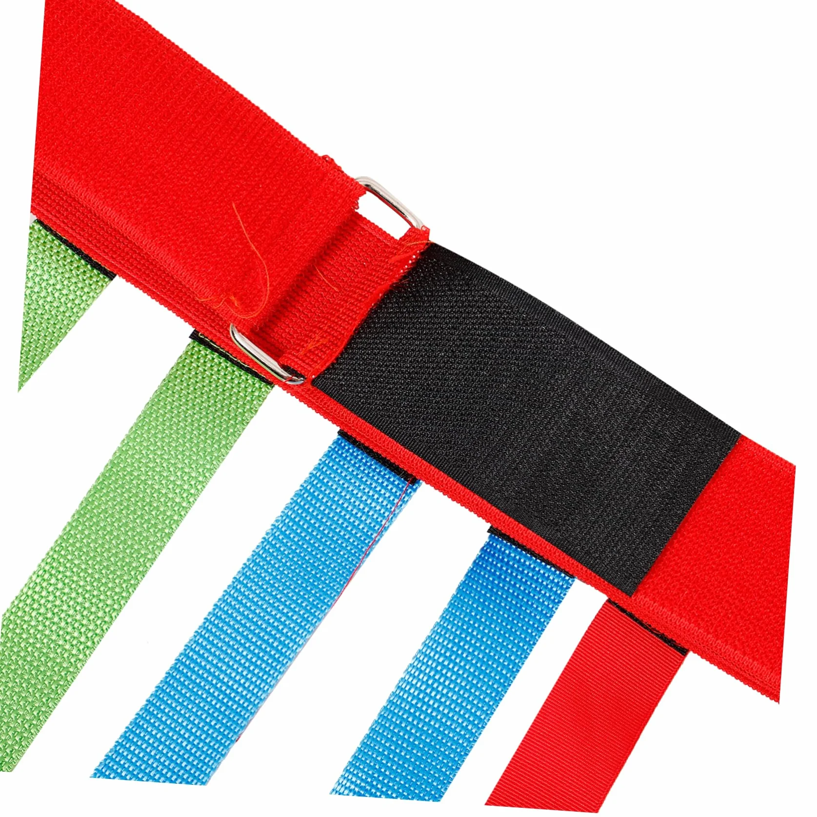 5sets Cinture Per Giochi Di Reazione Ragazzo Ragazza Attività Outdoor Con Code Colorate Prodotto Per Allenamento Sensoriale Adatto Ragazzi e Ragazze Per Giochi Di Gruppo e Famiglia
