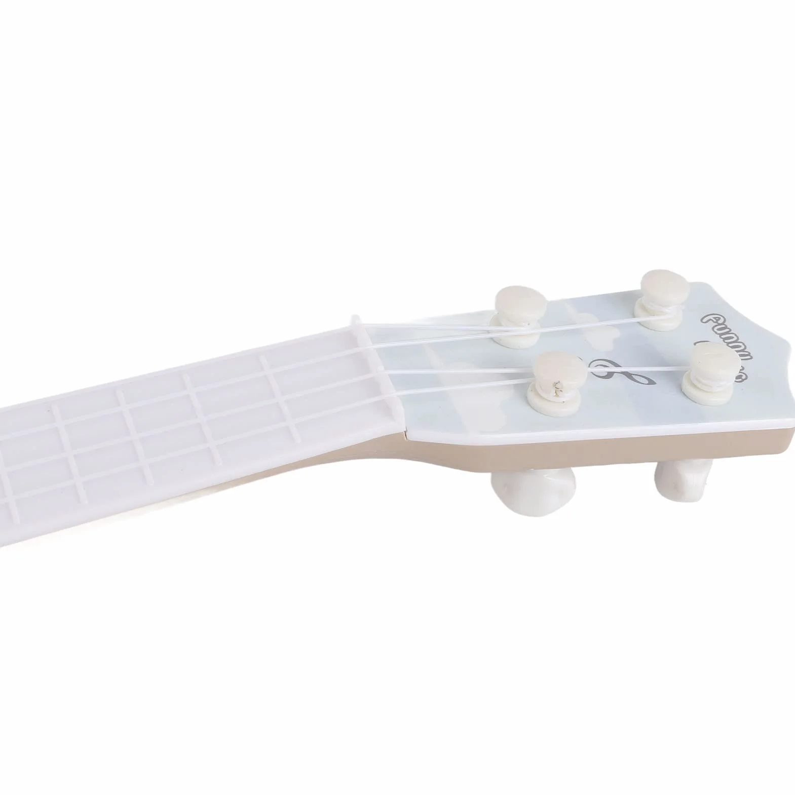 Chitarra Giocattolo per Bambini Strumento Musicale con Corde Morbide Suono Nitido Design Realistico Rosso