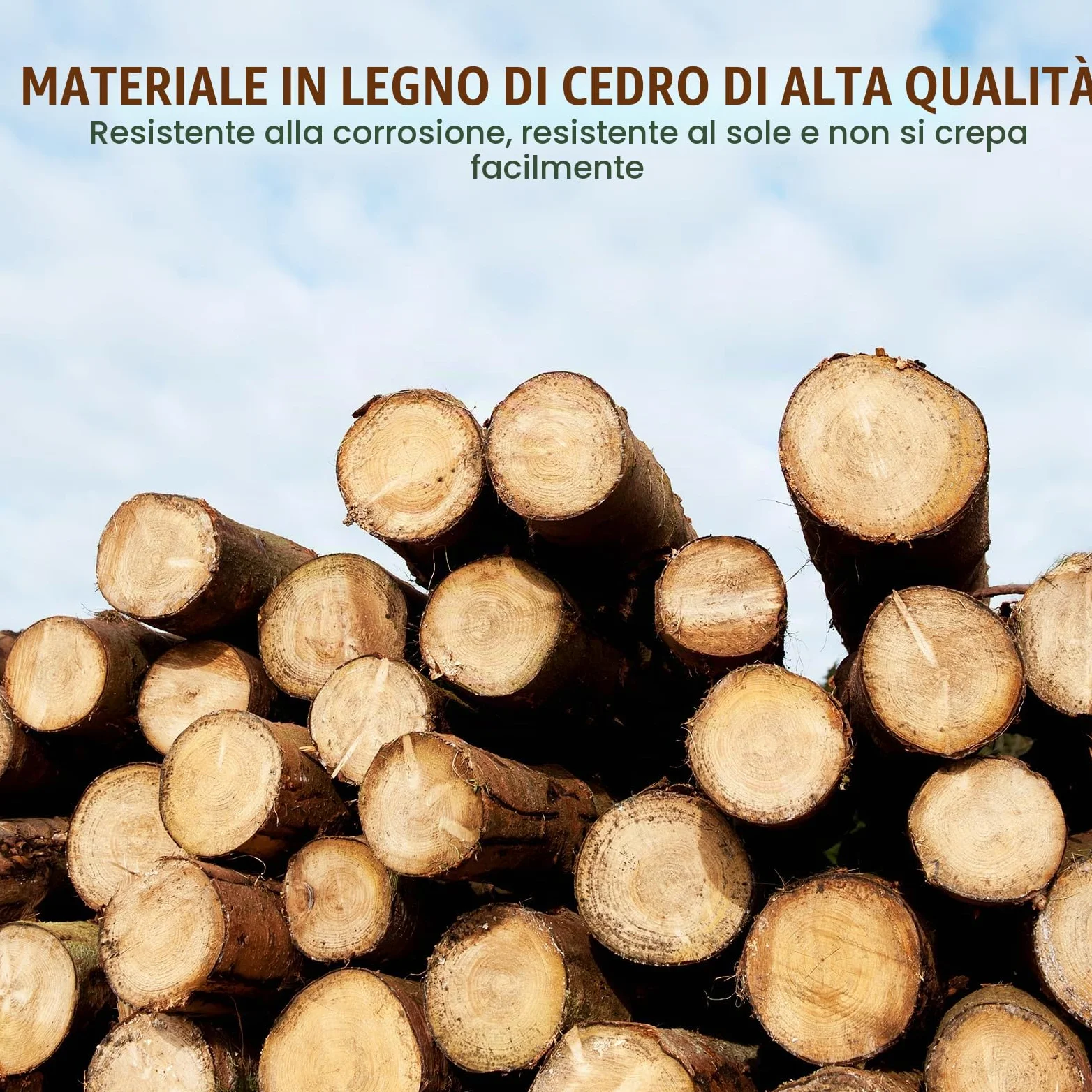 VEVOR Casetta da Gioco per Bambini da Esterno in Legno, Casetta da Giardino per Bambini, Casetta Gioco da Cortile con Porta, Finestra, Supporto per Vaso di Fiori, Griglia, Fornello e Lavello
