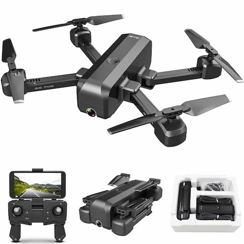 HaiMa Sg706 Wi-Fi Fpv Foldable Rc Quadcopter Drone Con Hd Camera Toys Optical Flow Positioning - 1080P Con Foam Box China