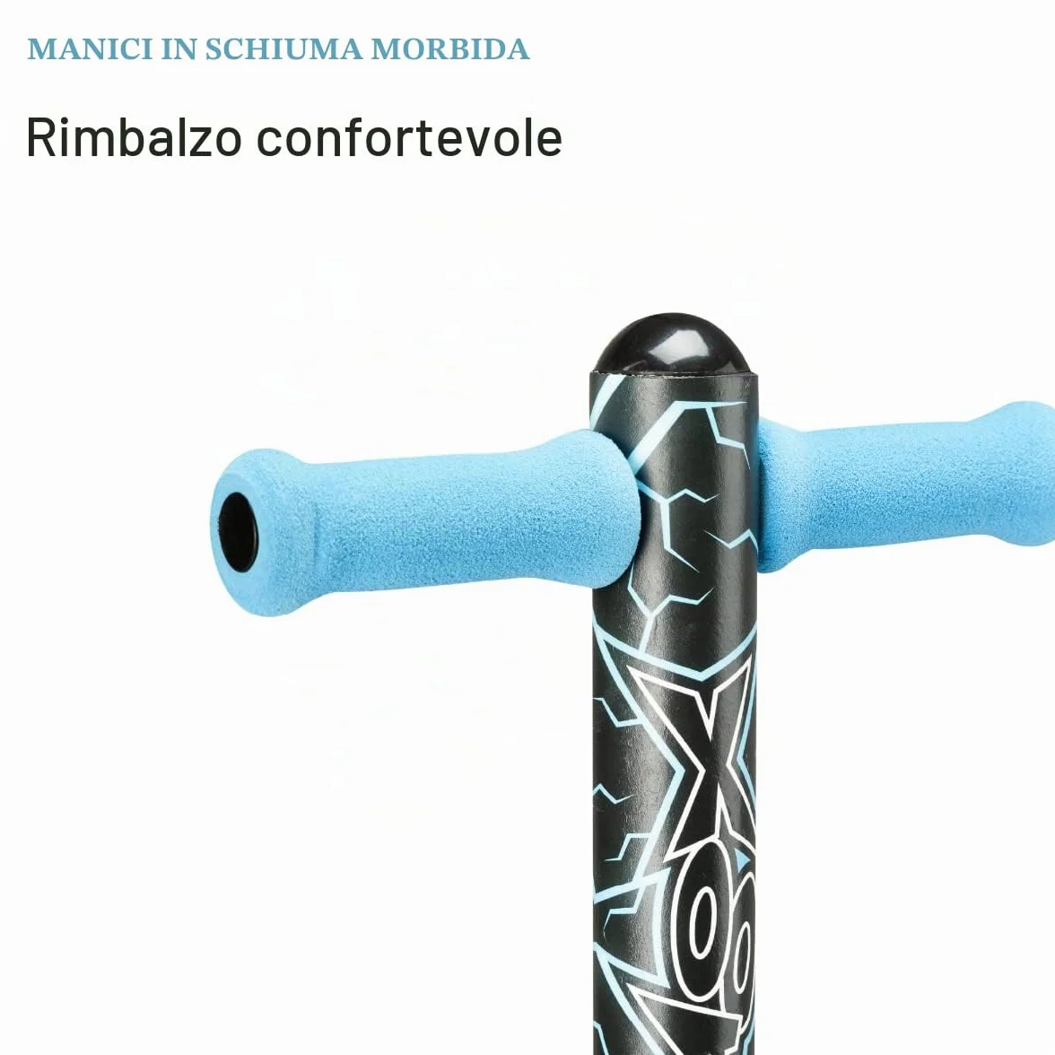 Xootz- Pogo Stick, Colore Blu, 5031470253073