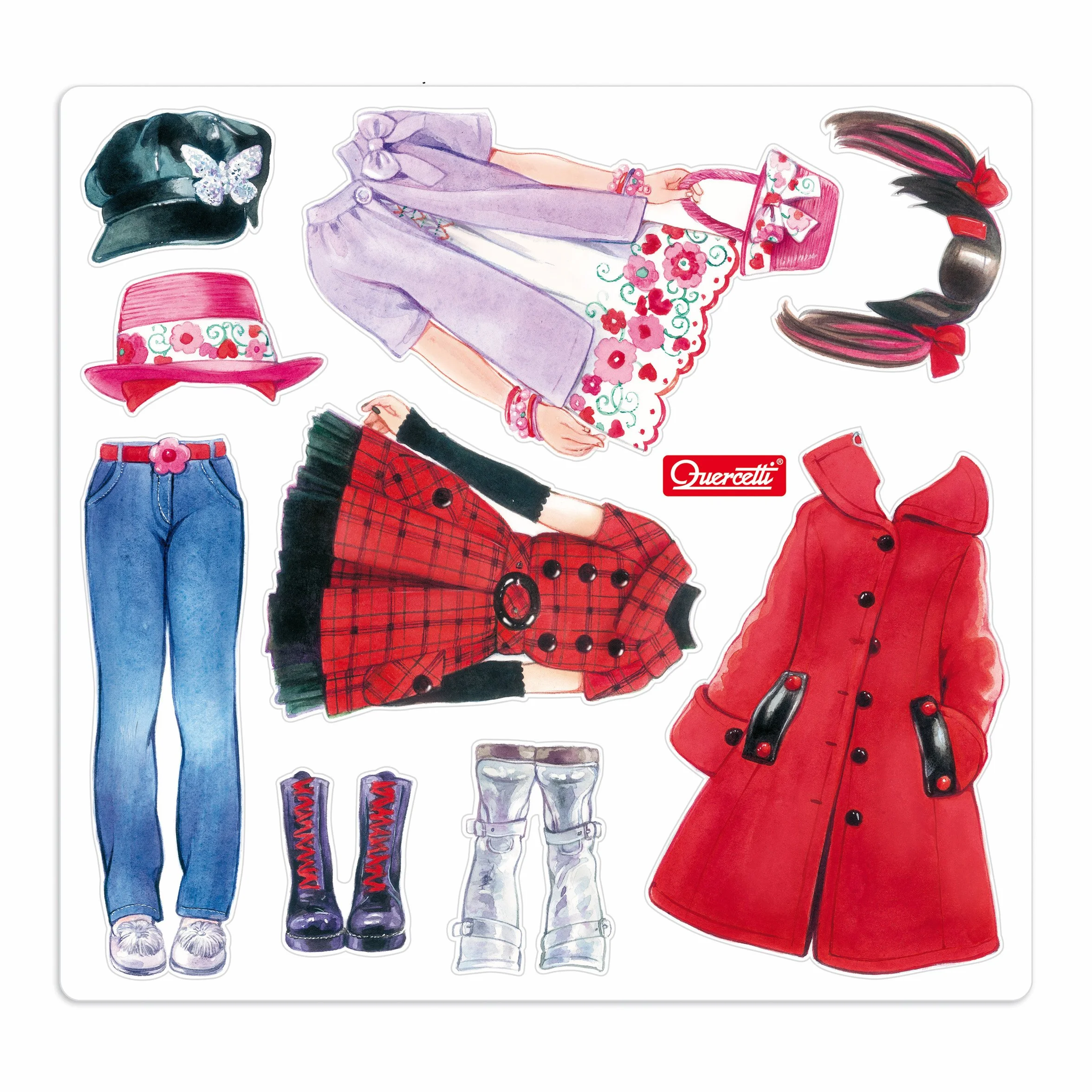Quercetti - 2930 Fashion Design - Lisbeth, Multicolore