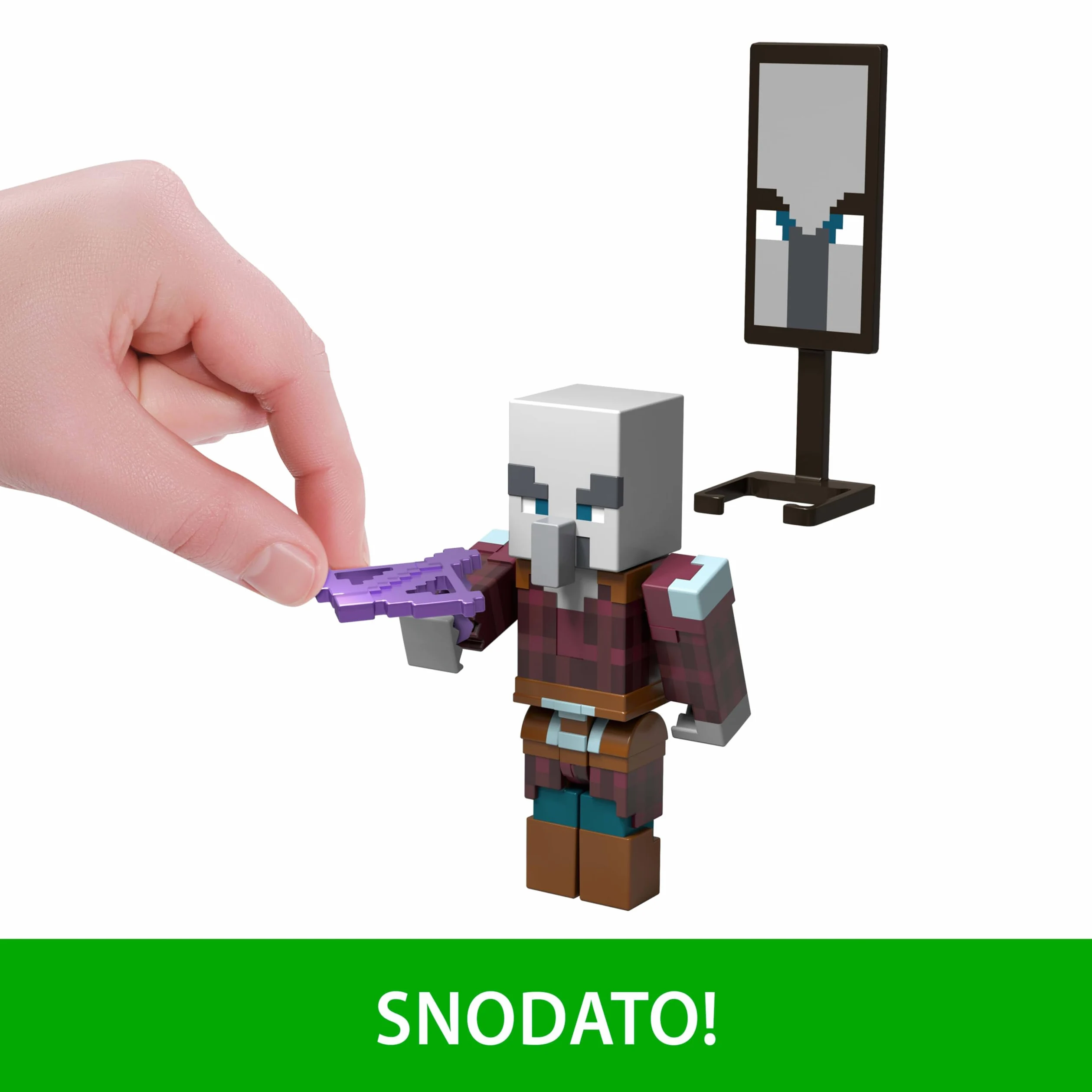 Mattel Minecraft Raid nel Villaggio con 3 action figure e accessori | Il set da collezione in scala da 8,3 cm include Steve, per giocatori di videogiochi e bambini (esclusiva Amazon)