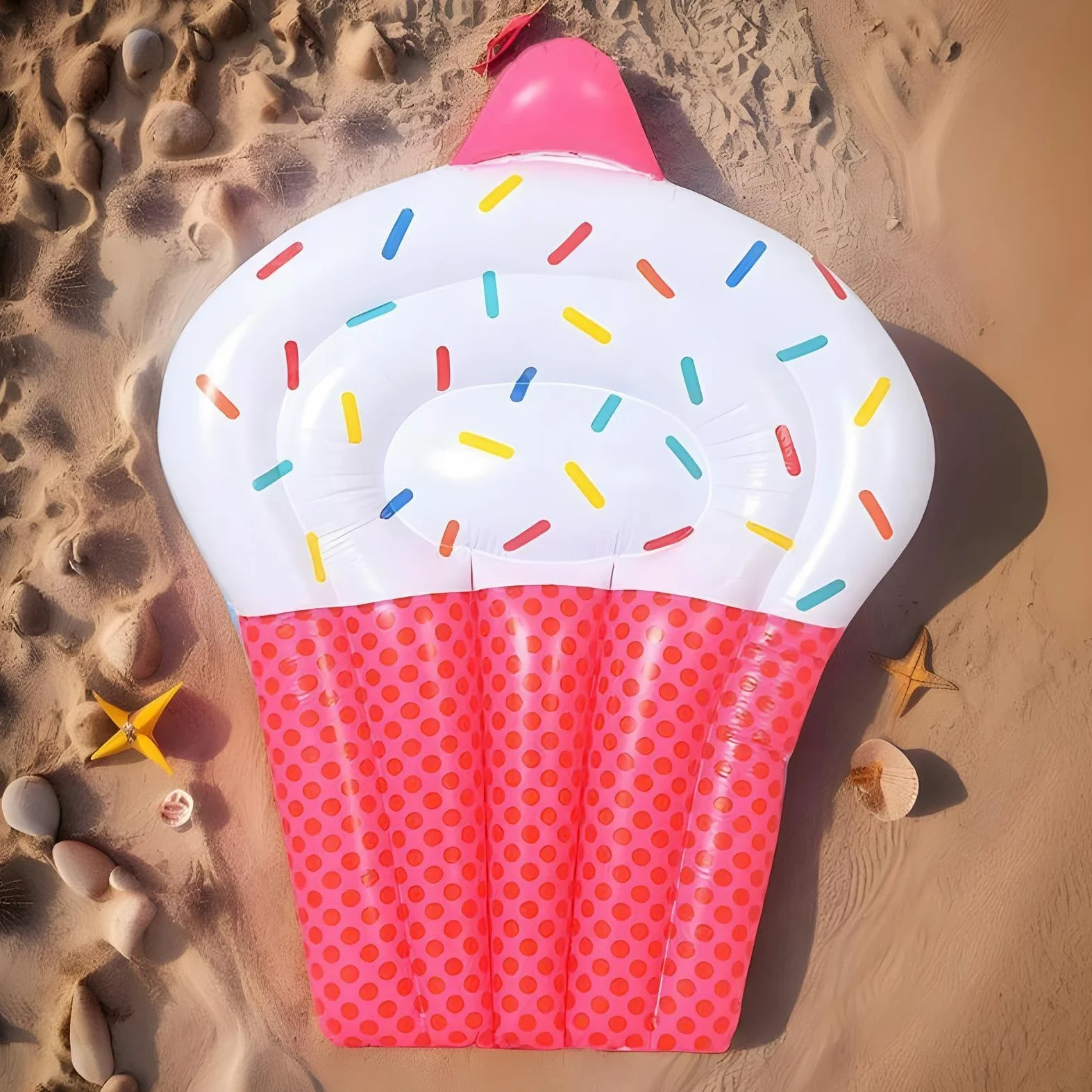Galleggianti gonfiabili per piscina, a forma di torta, galleggianti gonfiabili per piscina, per adulti, per feste all'aperto, cortile, giardino, prendere il sole, mare e