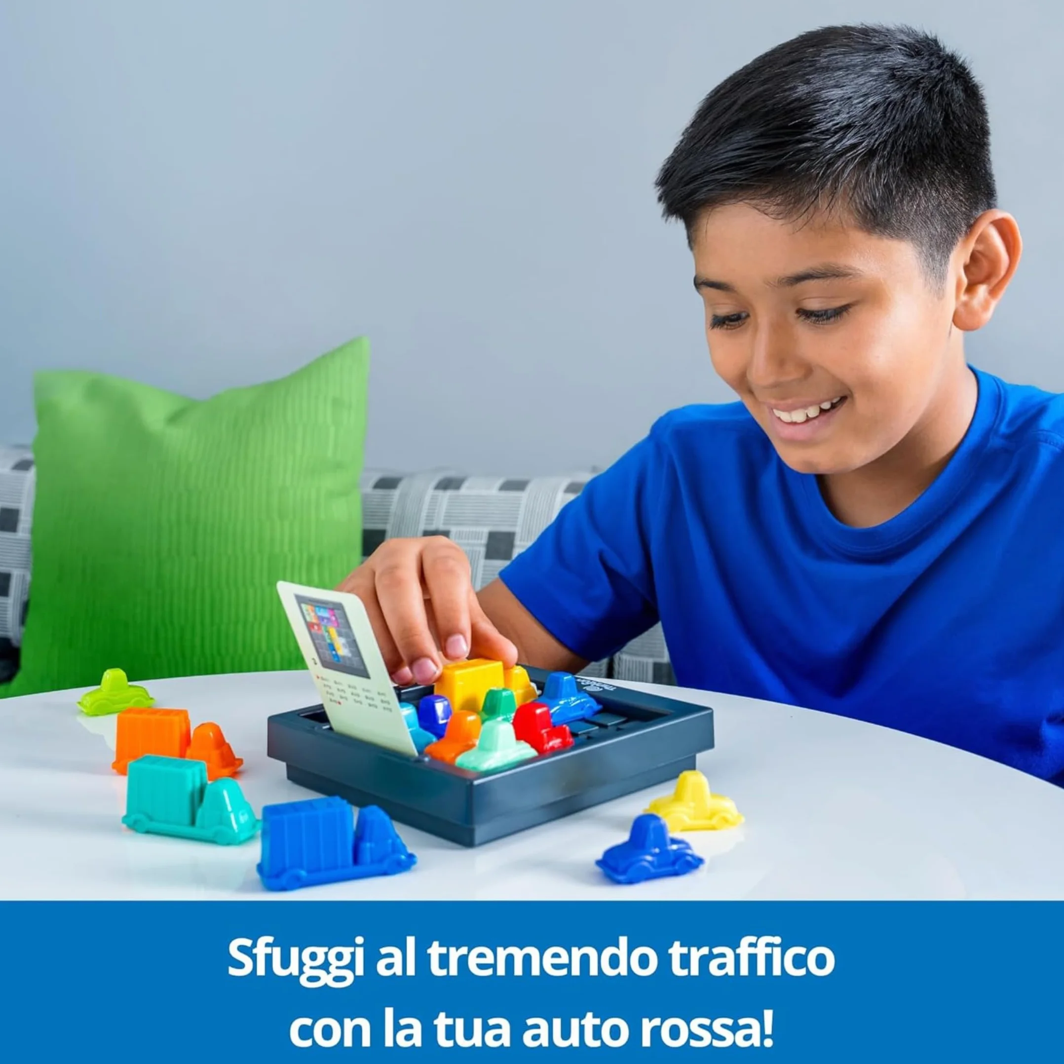 ThinkFun - Rush Hour Gioco | Giochi Da Tavolo per Bambini | 40 Sfide | Bambino e Bambina +8 Anni | Idee Regalo | Giochi Bambini +8 Anni | Idee Regalo