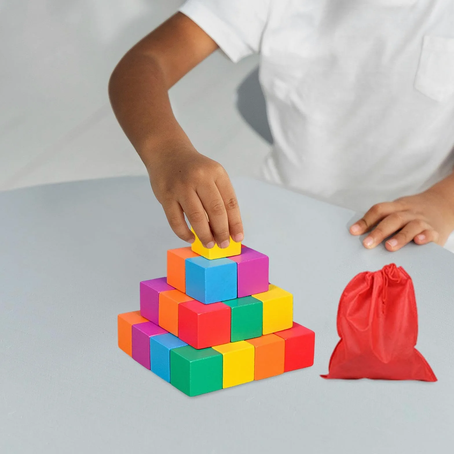 Oshhni conteggio e ordinamento, giocattolo di matematica per l'apprendimento precoce, giocattolo educativo per dipingere, decorare, progetti, 3 Cm 30 Pezzi
