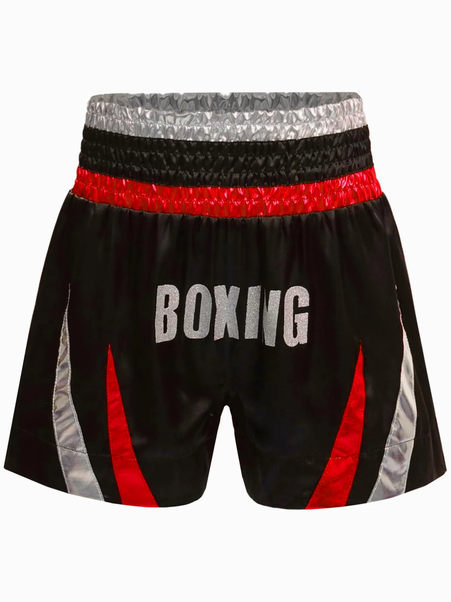renvena Accappatoio Boxe per Bambini Adulti Pantaloncini Muay Thai Kick Boxing per Arti Marziali MMA + Guantoni da Boxe Accessorio per Costume Sportivo