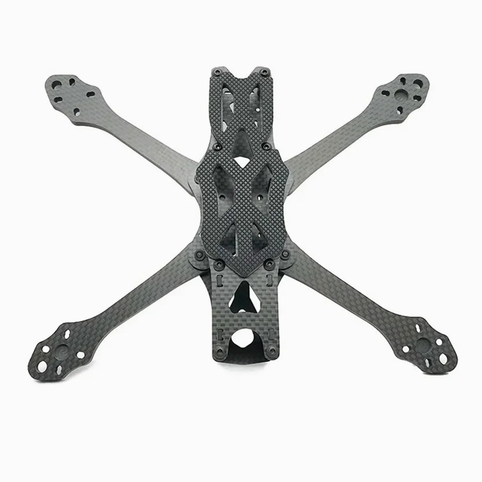 Kit telaio quadricottero in fibra di carbonio, drone freestyle 225MM | 130*183MM, piastra braccio 5.5MM, superiore 2.0MM, inferiore 2.5MM, lato 2.0MM(5 Inch Frame)