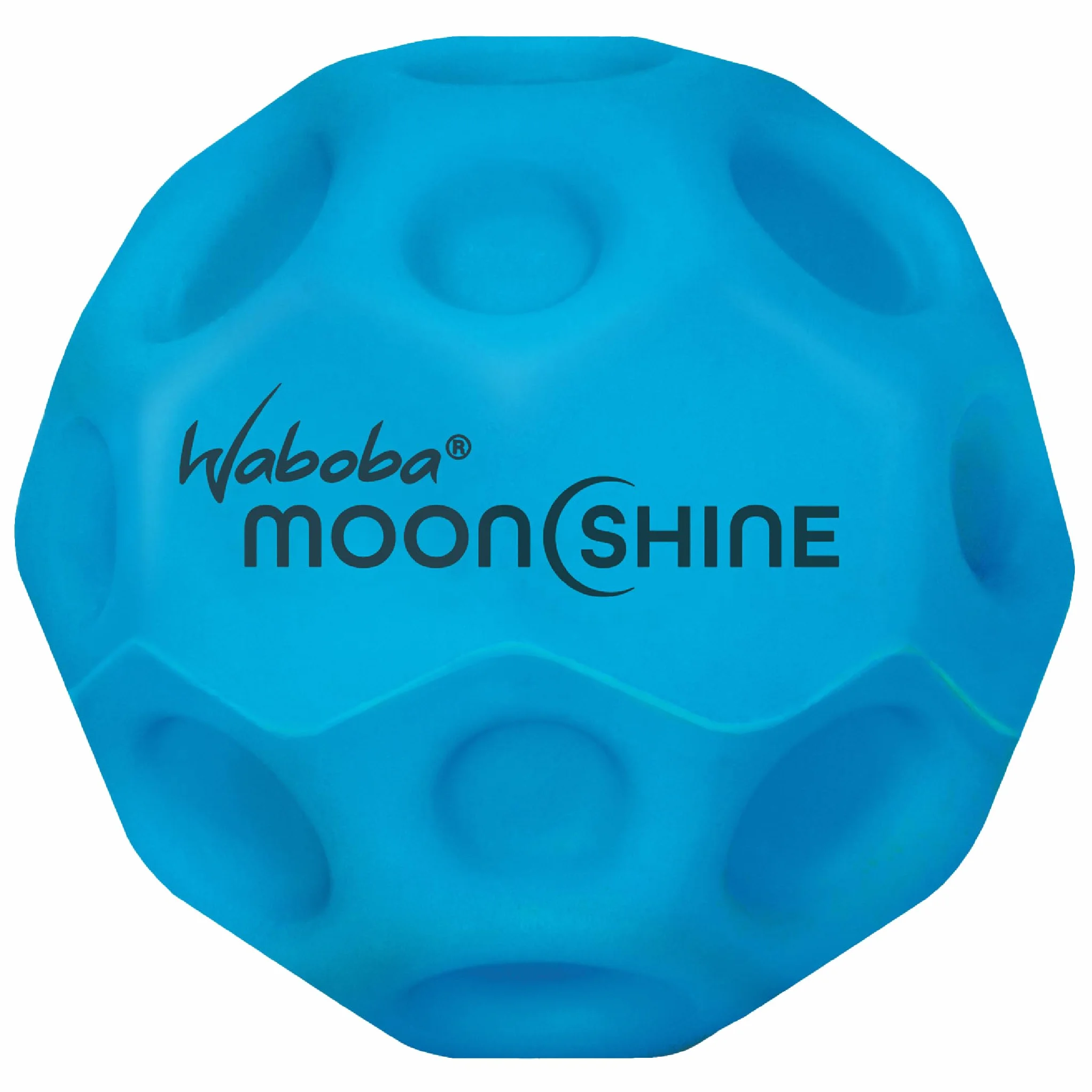 Waboba Moonshine Ball, Light Up Moon Ball, Hyper Bouncy Glow in The Dark, Extra Bounce Land Ball