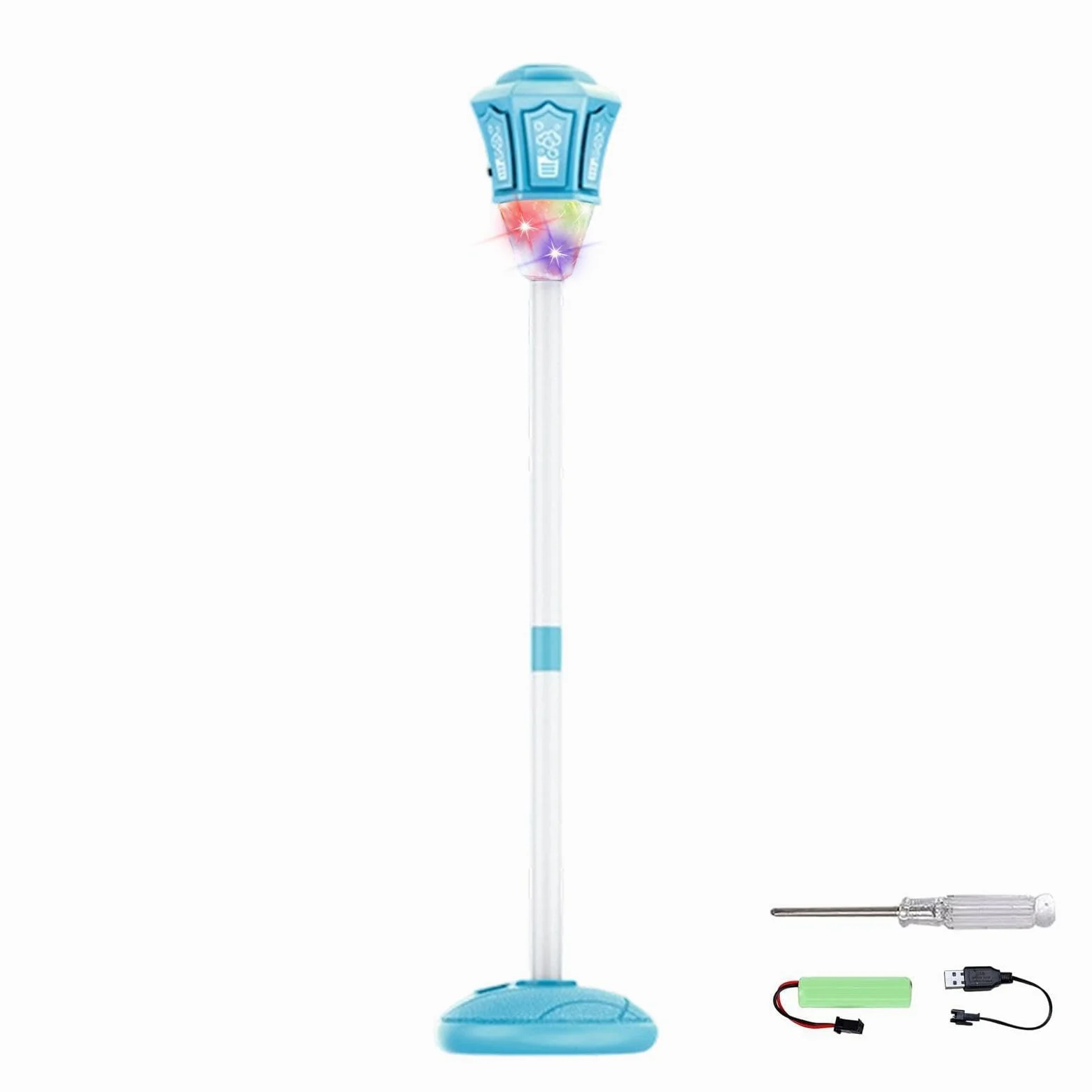 Macchina Bolle di Sapone in Piedi Giocattolo da Esterno con e Musica | Altezza Regolabile 53-119 cm Giocattolo di Bolle Per Feste All'Aperto Giochi Estivi Prato Matrimonio Giardino e