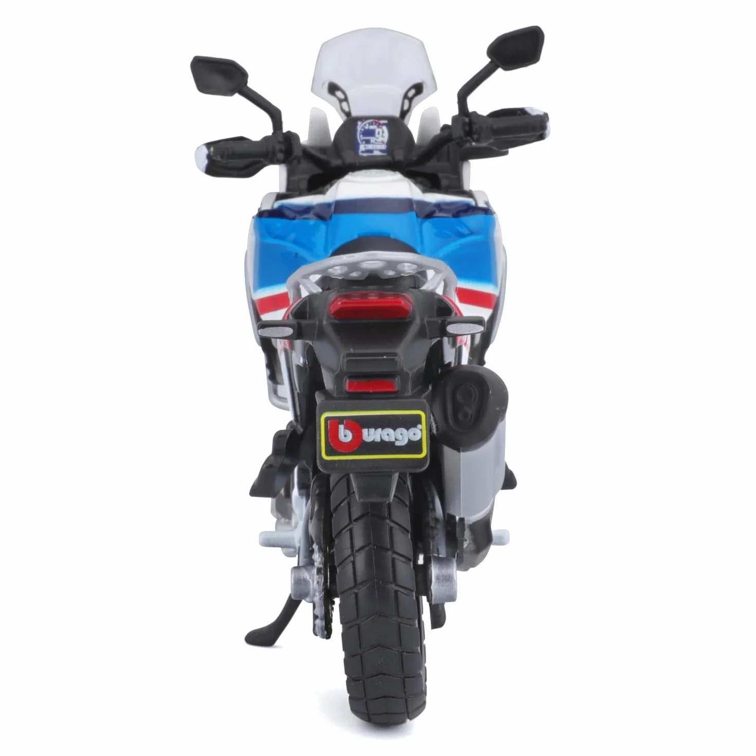 Bburago B18-51082 Honda Africa Twin Adventure, Modelli e Colori Assortiti, Scala 1:18