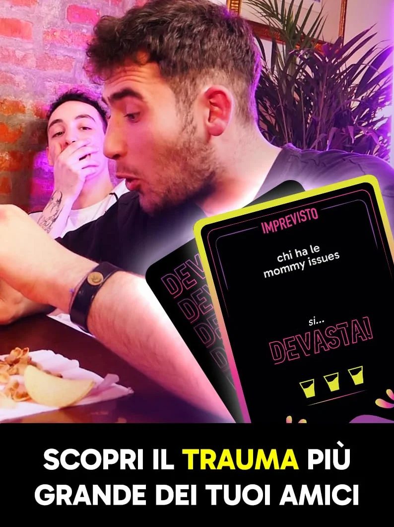 Hai Mai e Imprevisti (Versione 2025) | Gioco da tavolo alcolico per Gen Z (18+) | Carte per bere con sfide, gossip e meme | Perfetto per feste