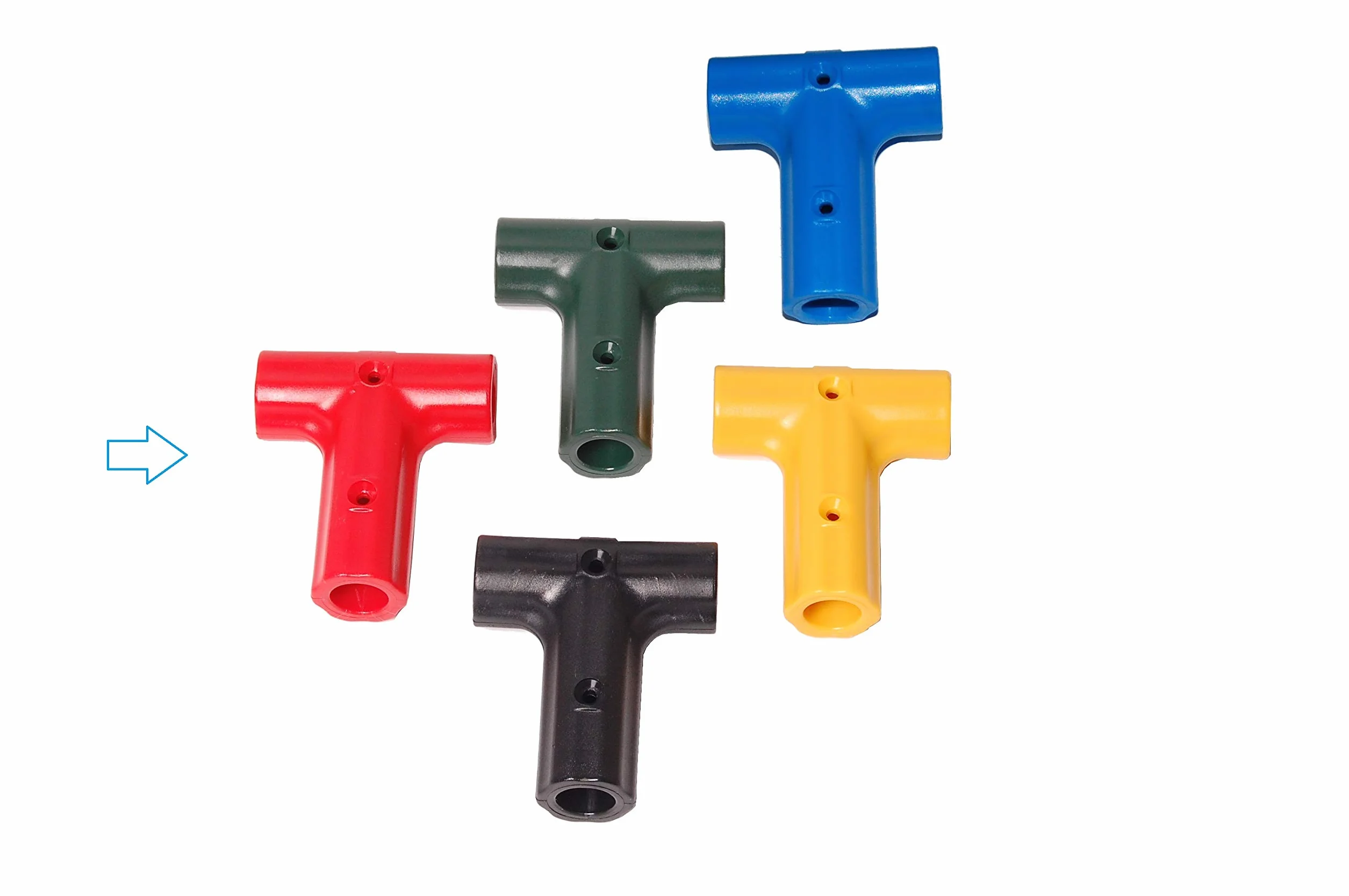 Just Fun Connettore di Tipo T Eco per Corda Rinforzata ø 16 mm – Rosso