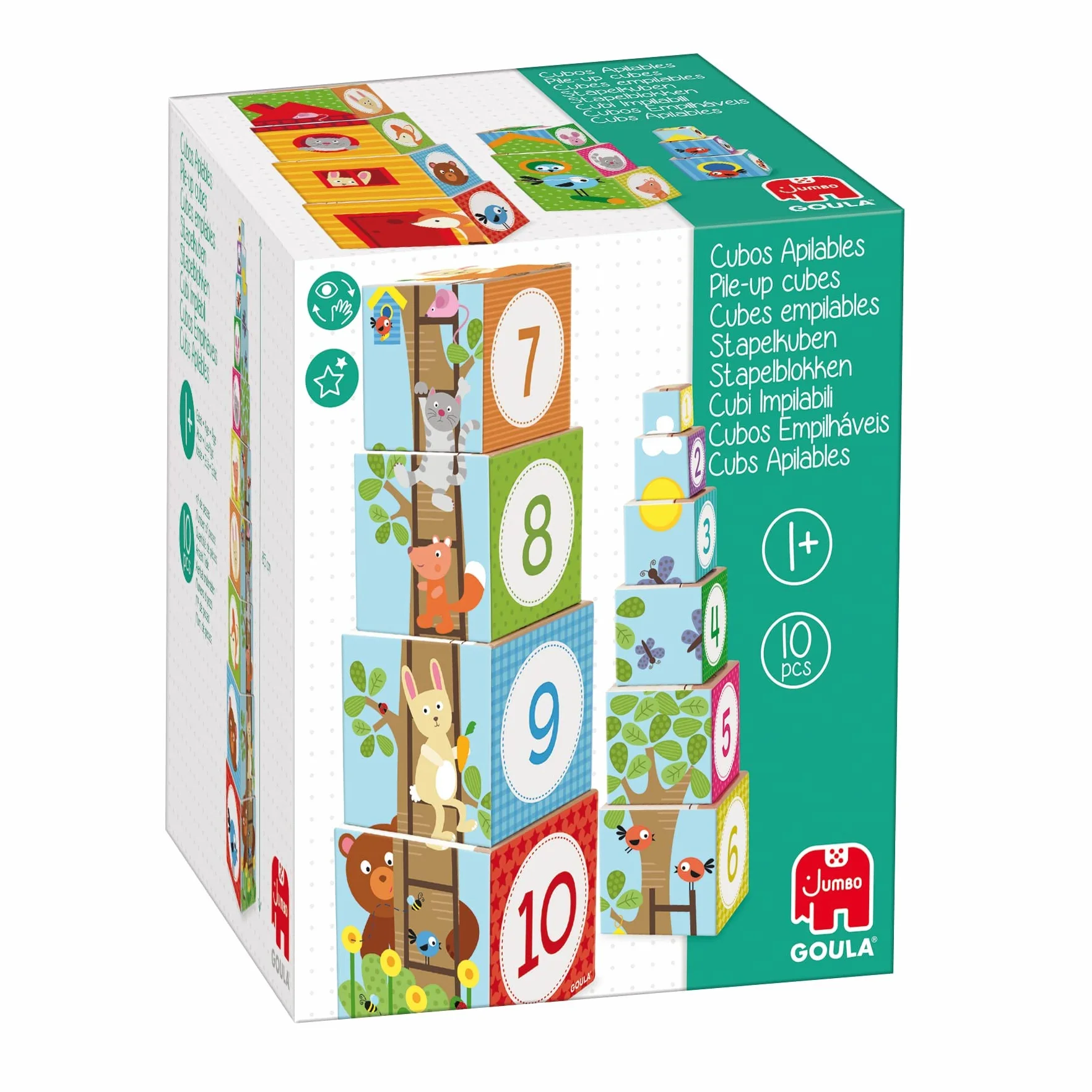 Goula 55219 - Cubi Impilabili Bosco