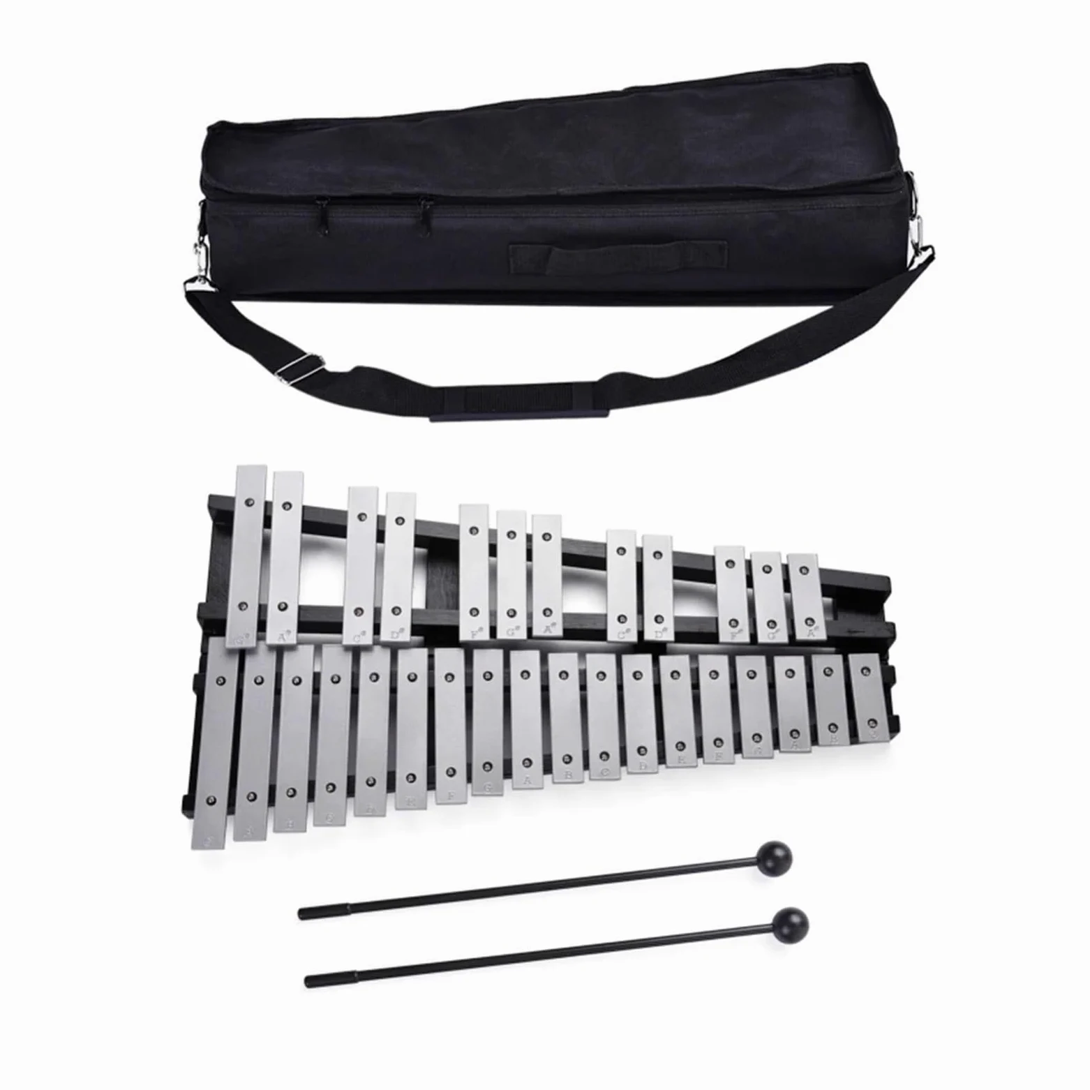 Foldable 30 Note Glockenspiel Xylophone Wooden