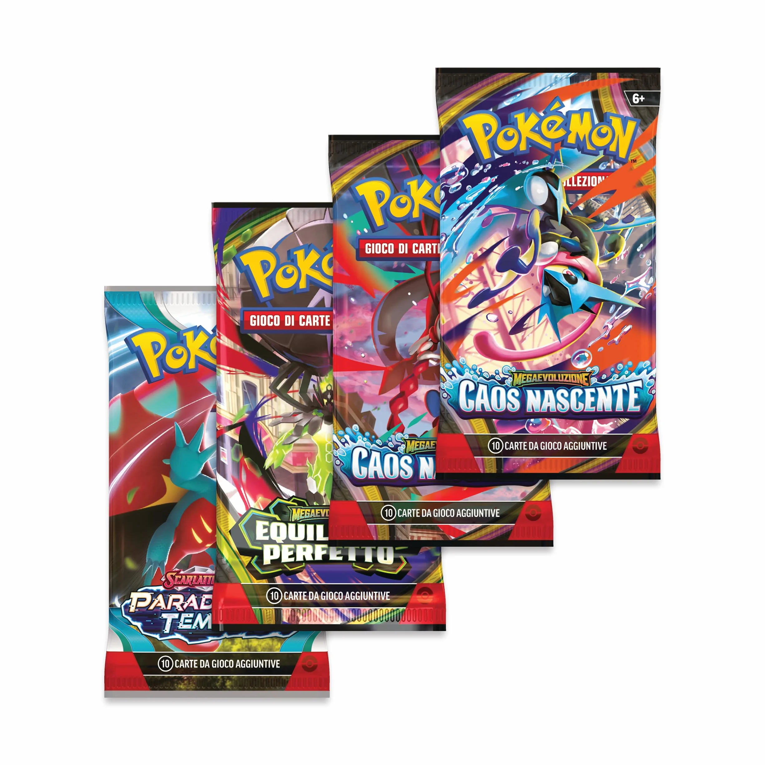 Pokémon GCC Mega Chiarodiluna scatola da collezione Mega Clefable-Ex 4 buste espansione 1 carta promozionale olografica Italiano