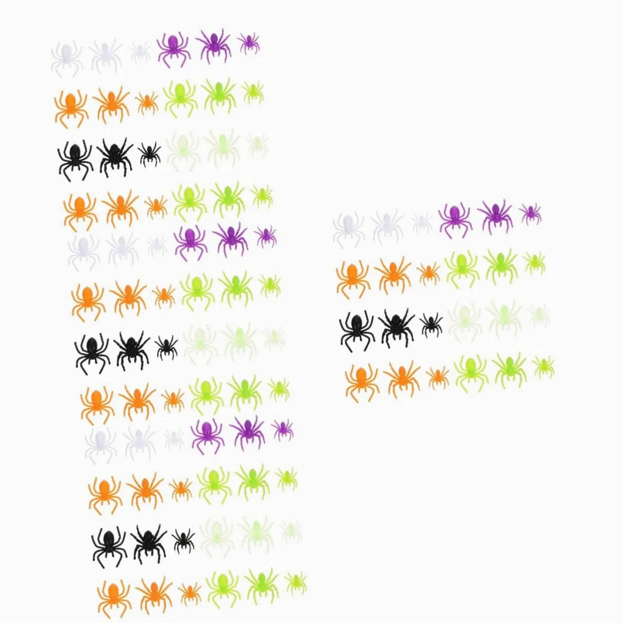 VICASKY 800pezzi Spiders Realistici per Decorazioni Halloween Giocattoli per Scherzi e Ragnatele e Accessori per Party Halloween