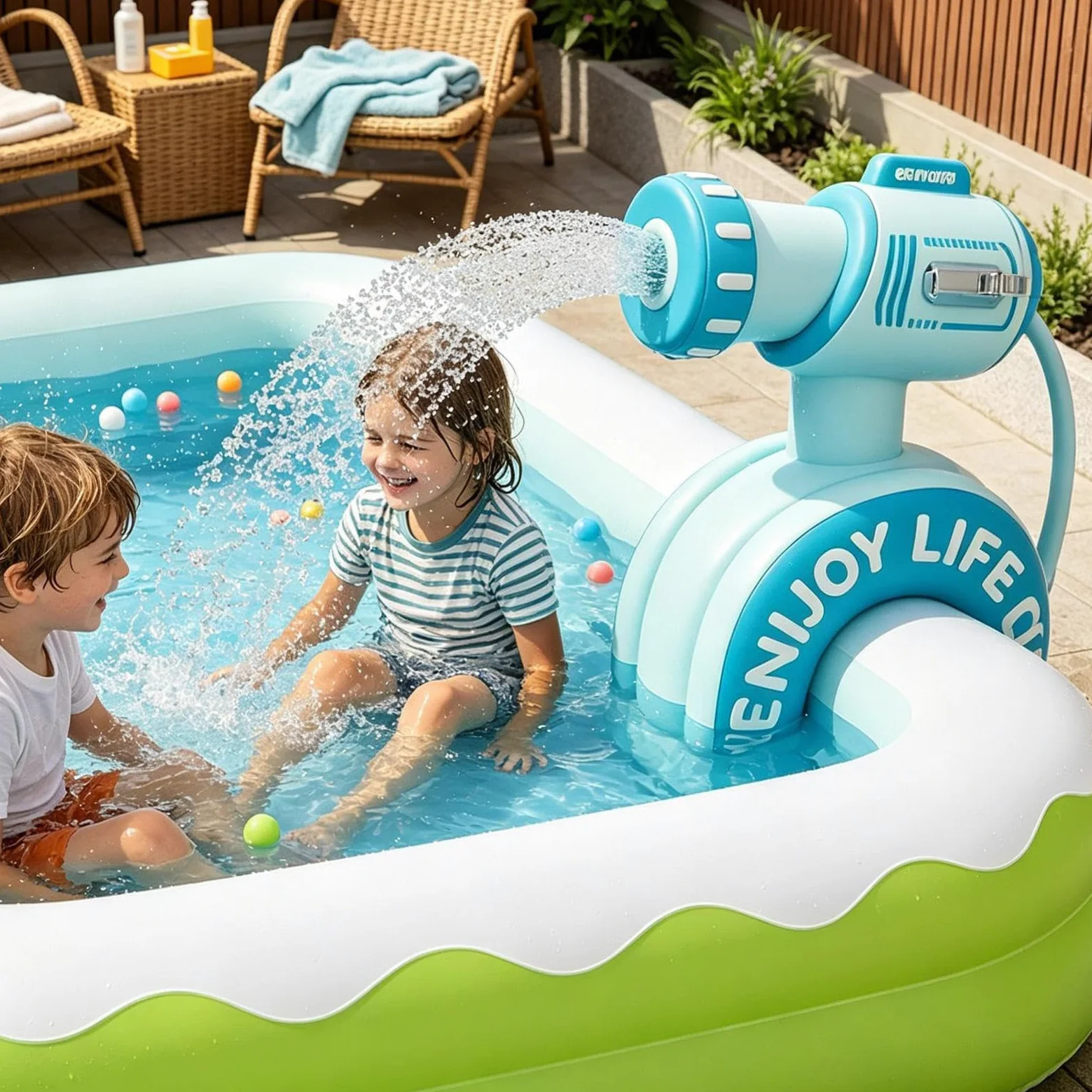 Nebulizzatore acquatico per spiaggia, ricordi interattivi | Giocattoli spruzzatori d'acqua per piscina, spiaggia, parco, festival, riunioni di famiglia, estate, all'aperto, cortile