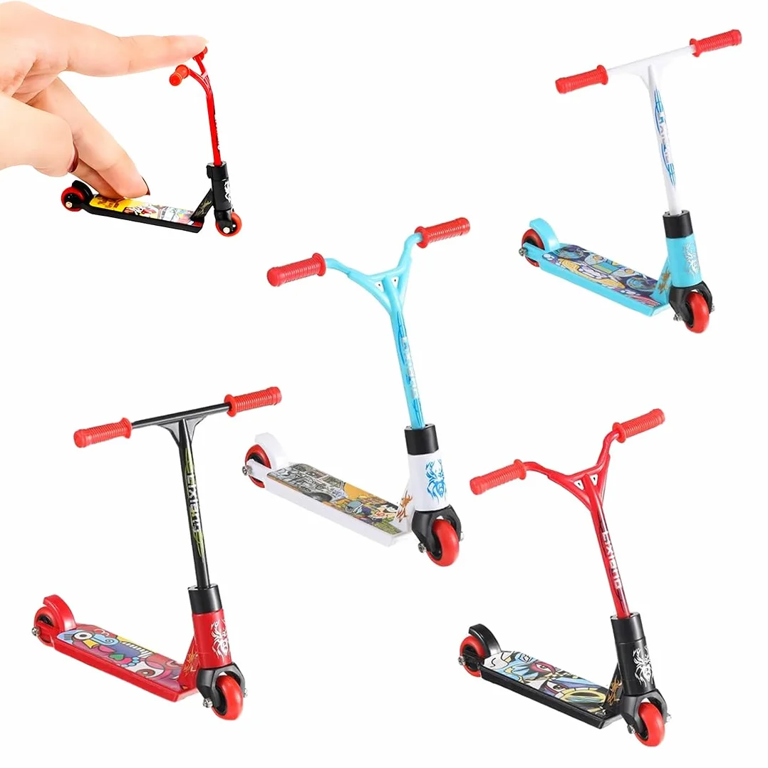 4 pezzi Mini monopattino, mini skateboard, skateboard da dito, per bambini, bomboniere, riempitivi per fotografie